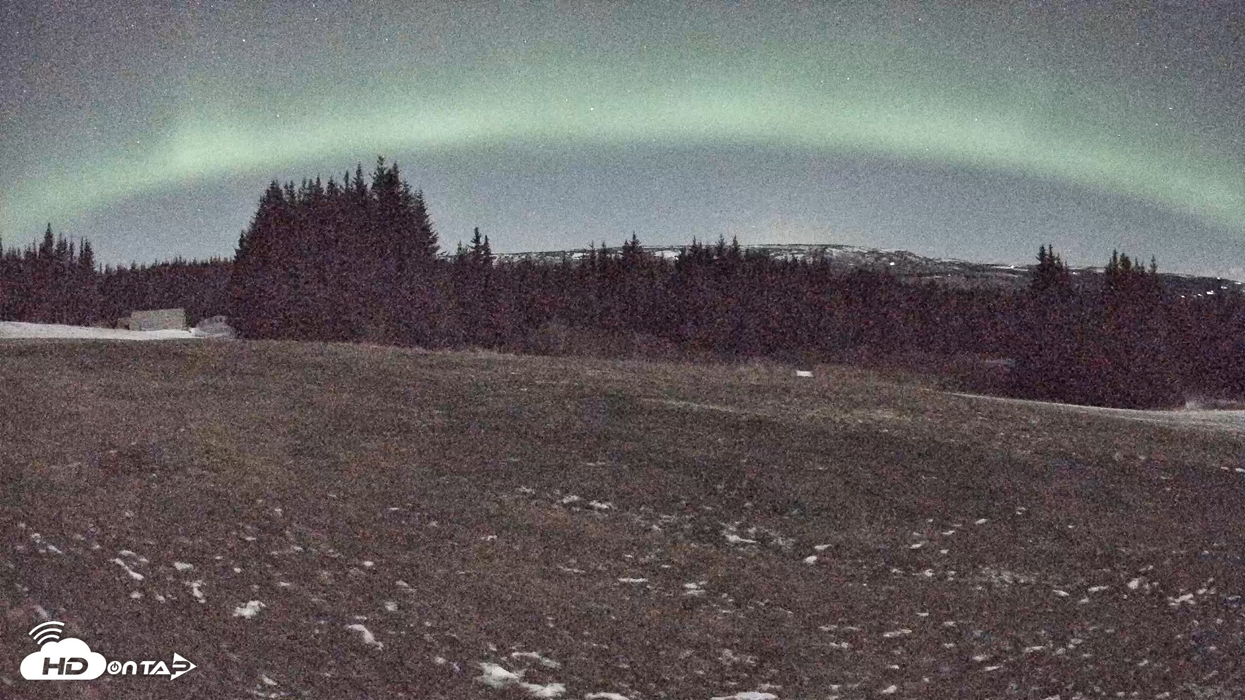 Snapshot of Homer Alaska Northern Lights Live Cam taken Dec 10, 2025, 3:43am AKST