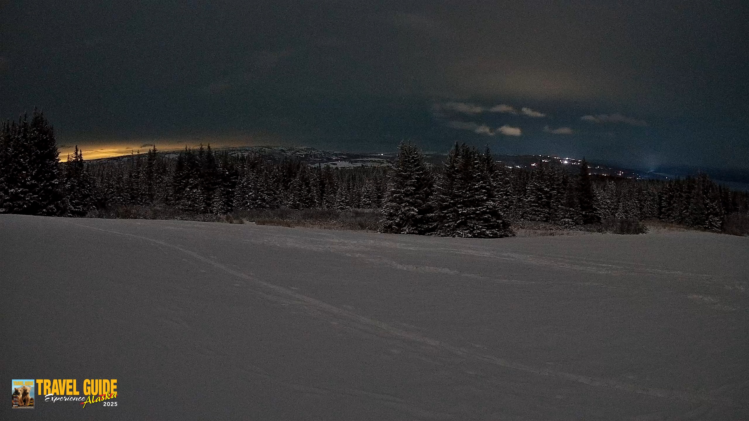 Snapshot of Homer Alaska Northern Lights Live Cam taken Jan 14, 2026, 11:20pm AKST