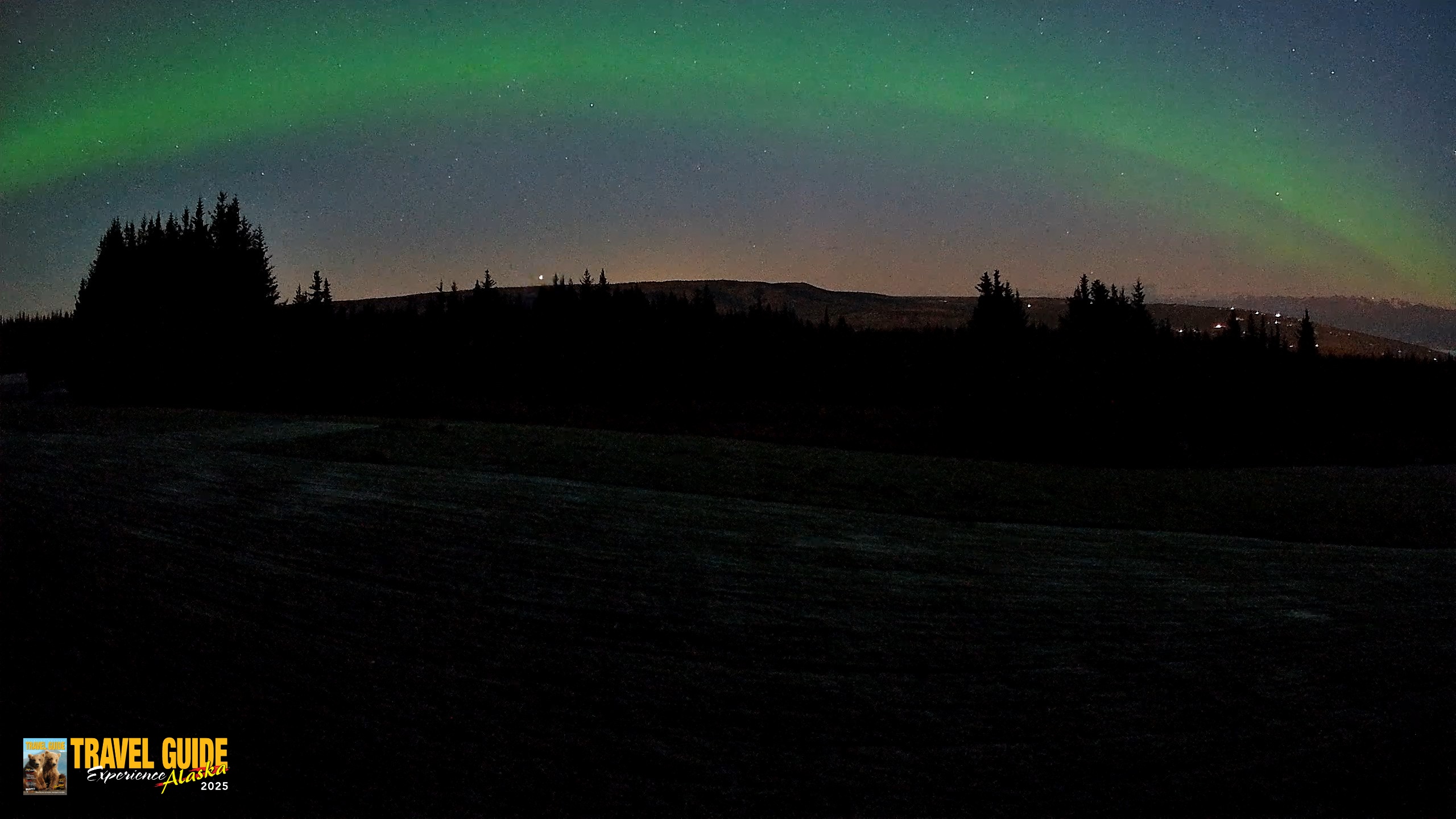 Snapshot of Homer Alaska Northern Lights Live Cam taken Sep 24, 2026, 3:01pm AKDT