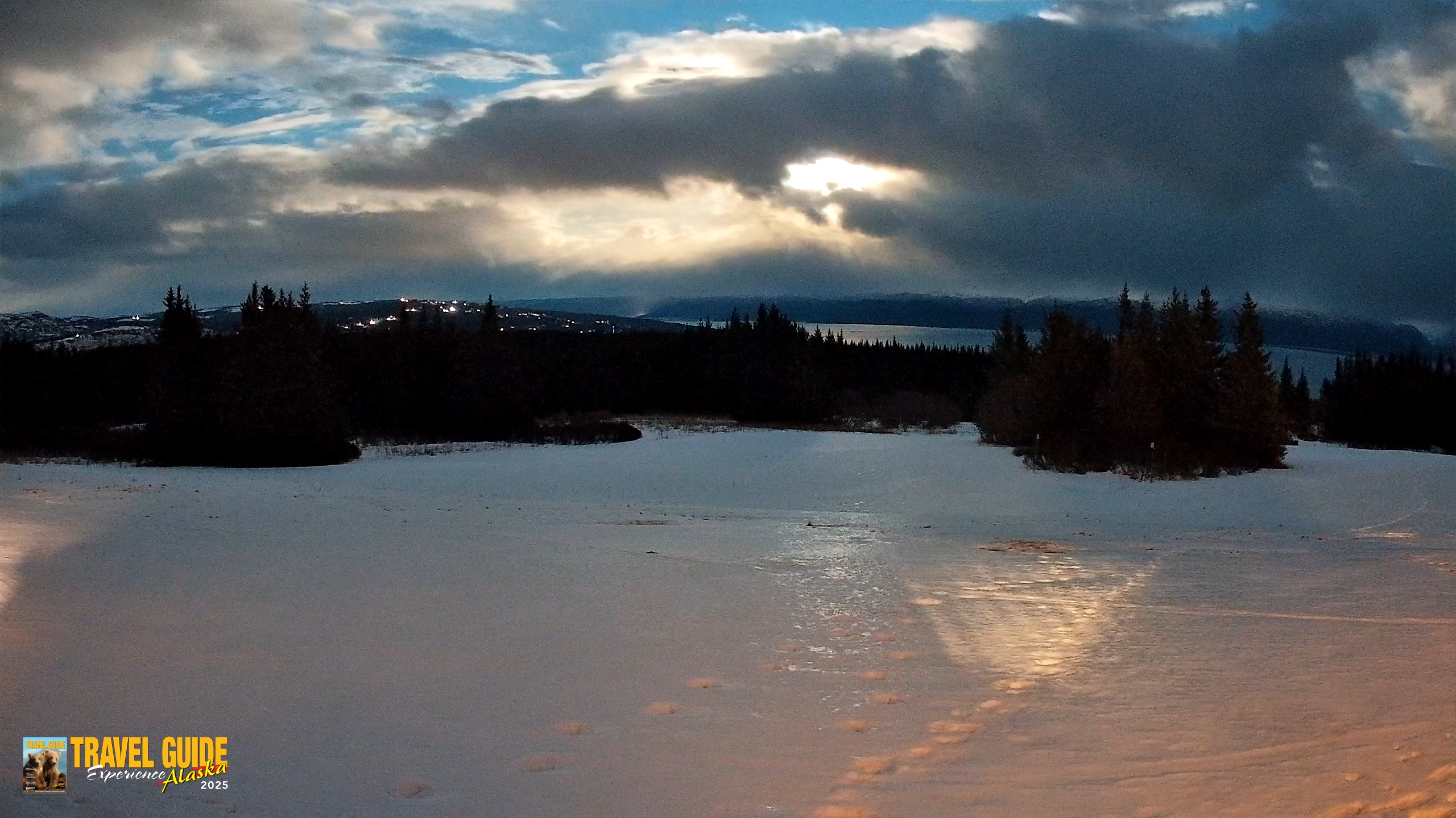 Snapshot of Homer Alaska Northern Lights Live Cam taken Feb 2, 2026, 8:11pm AKST