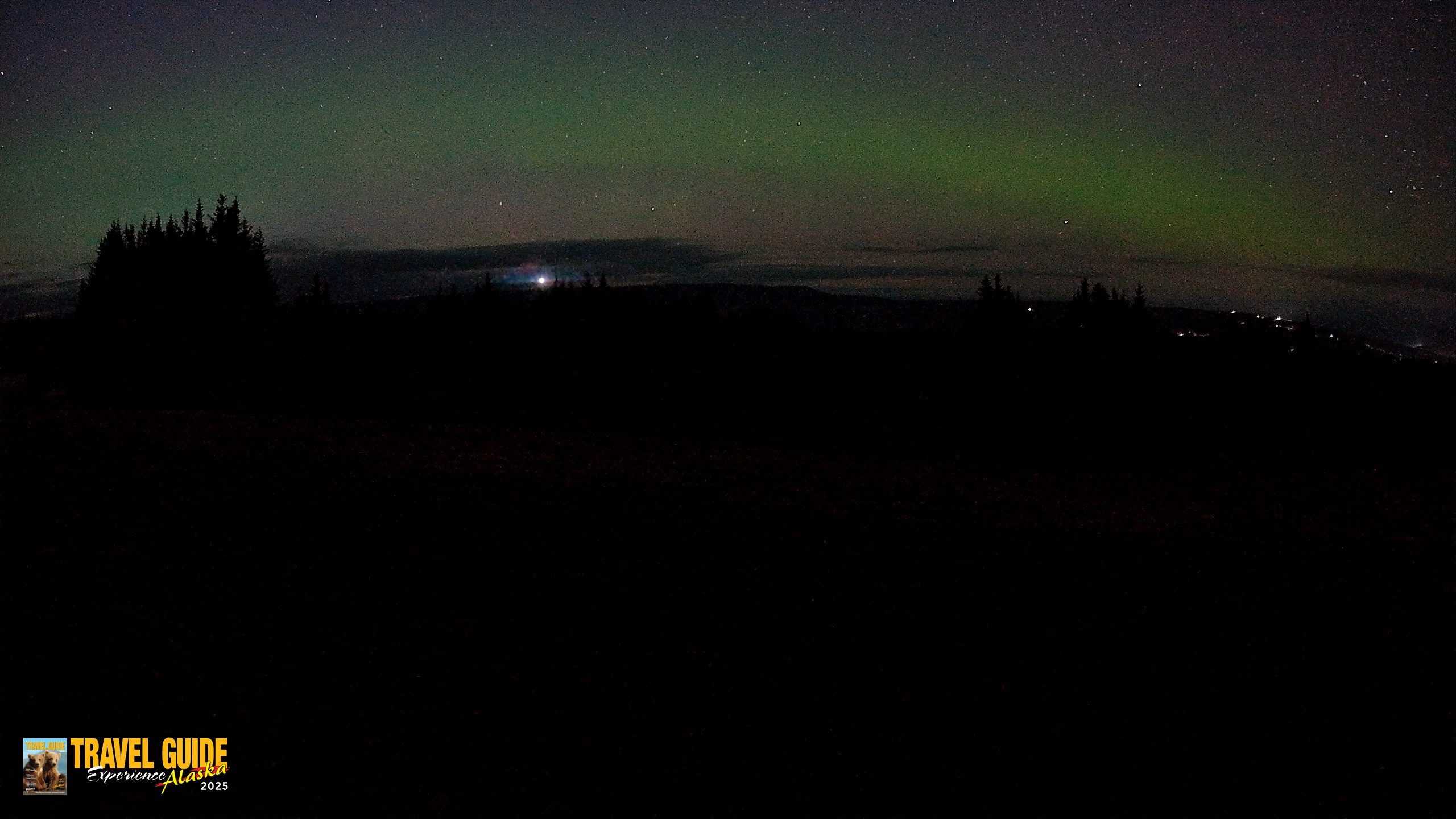 Snapshot of Homer Alaska Northern Lights Live Cam taken Aug 12, 2026, 2:26am AKDT