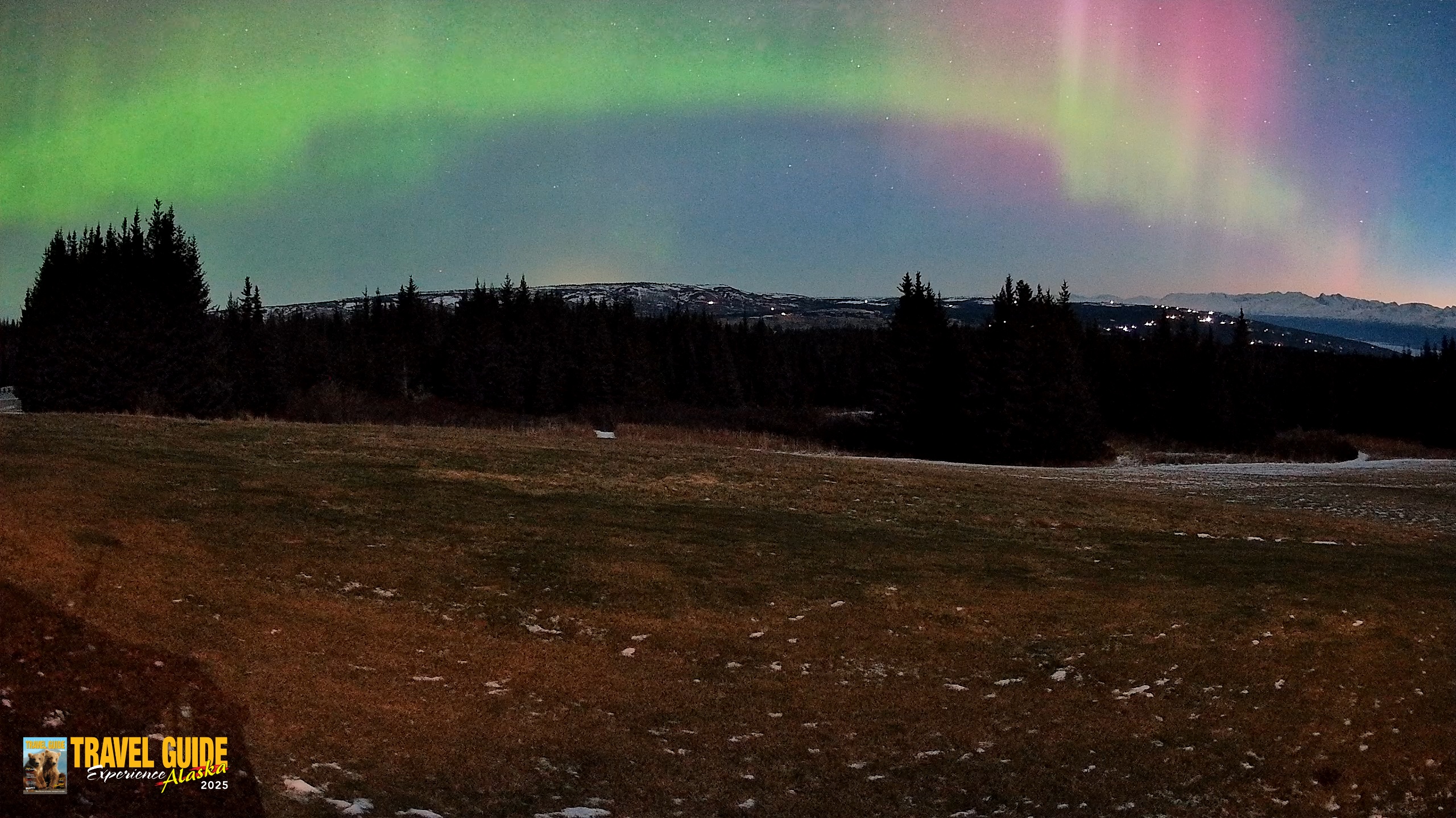 Snapshot of Homer Alaska Northern Lights Live Cam taken Dec 12, 2025, 8:09am AKST