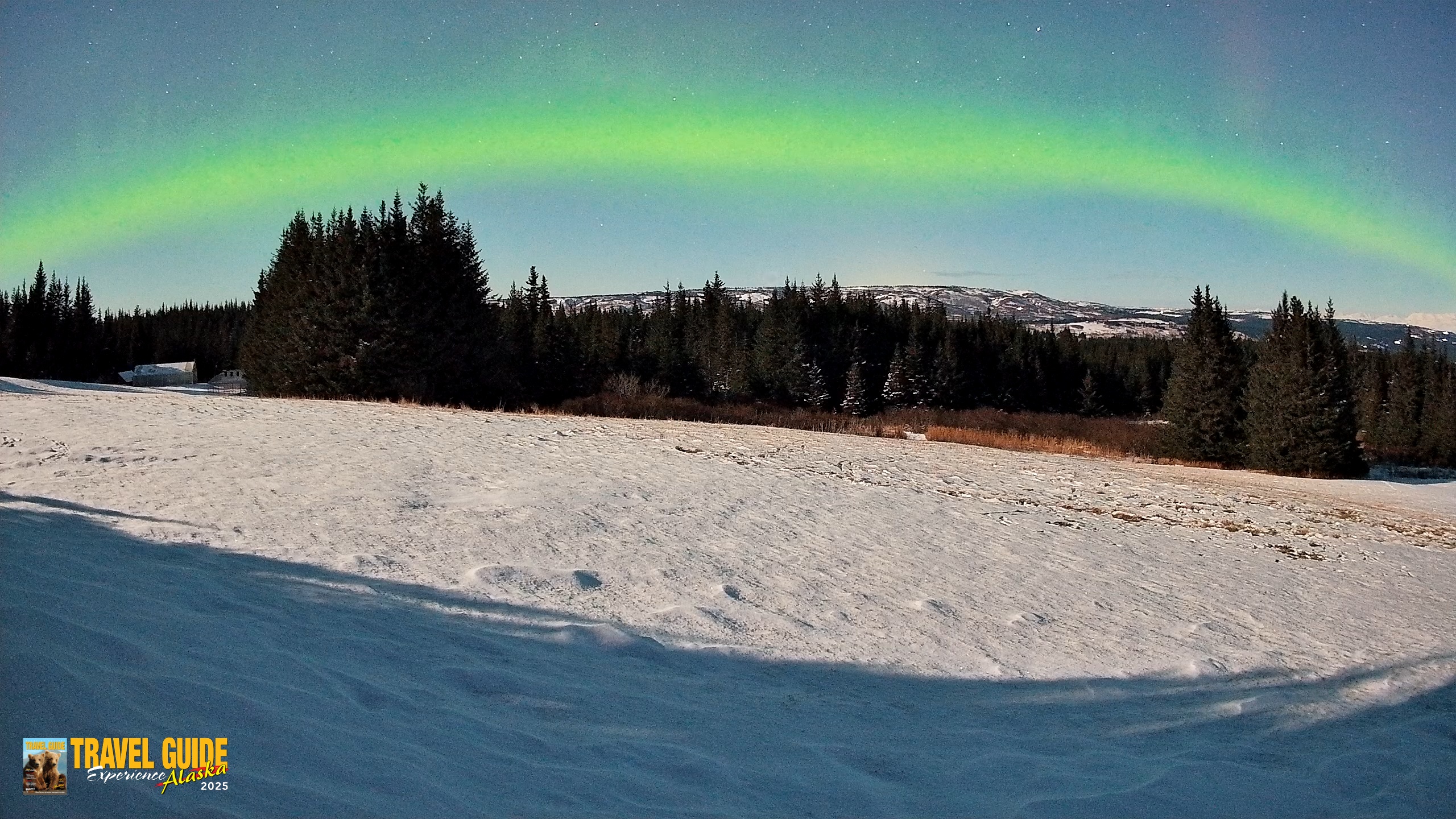 Snapshot of Homer Alaska Northern Lights Live Cam taken Dec 31, 2025, 10:13am AKST