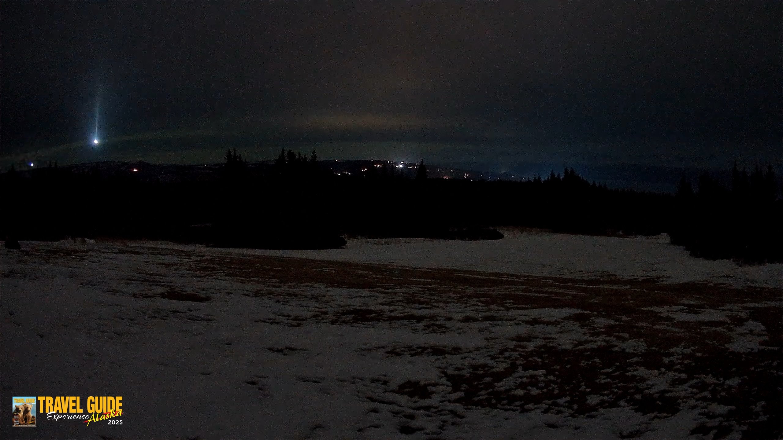 Snapshot of Homer Alaska Northern Lights Live Cam taken Apr 3, 2026, 11:16pm AKDT