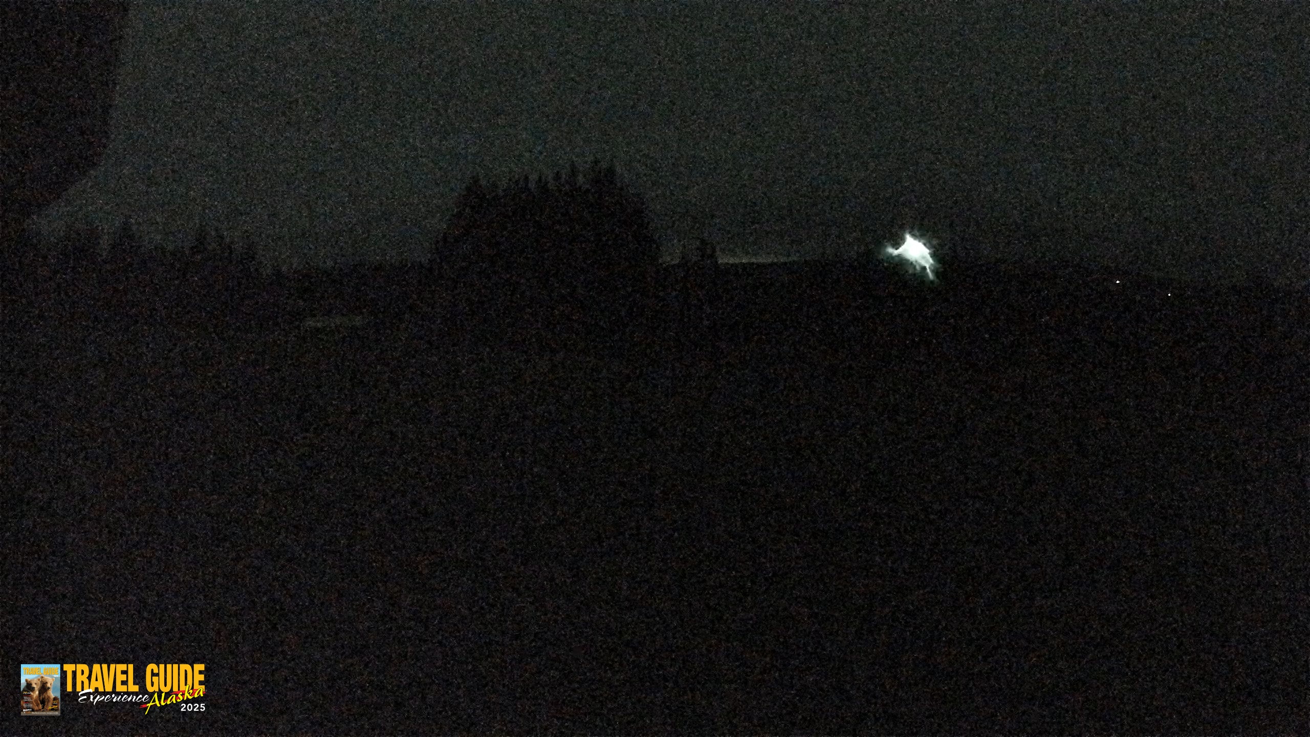 Snapshot of Homer Alaska Northern Lights Live Cam taken Oct 3, 2026, 6:41am AKDT