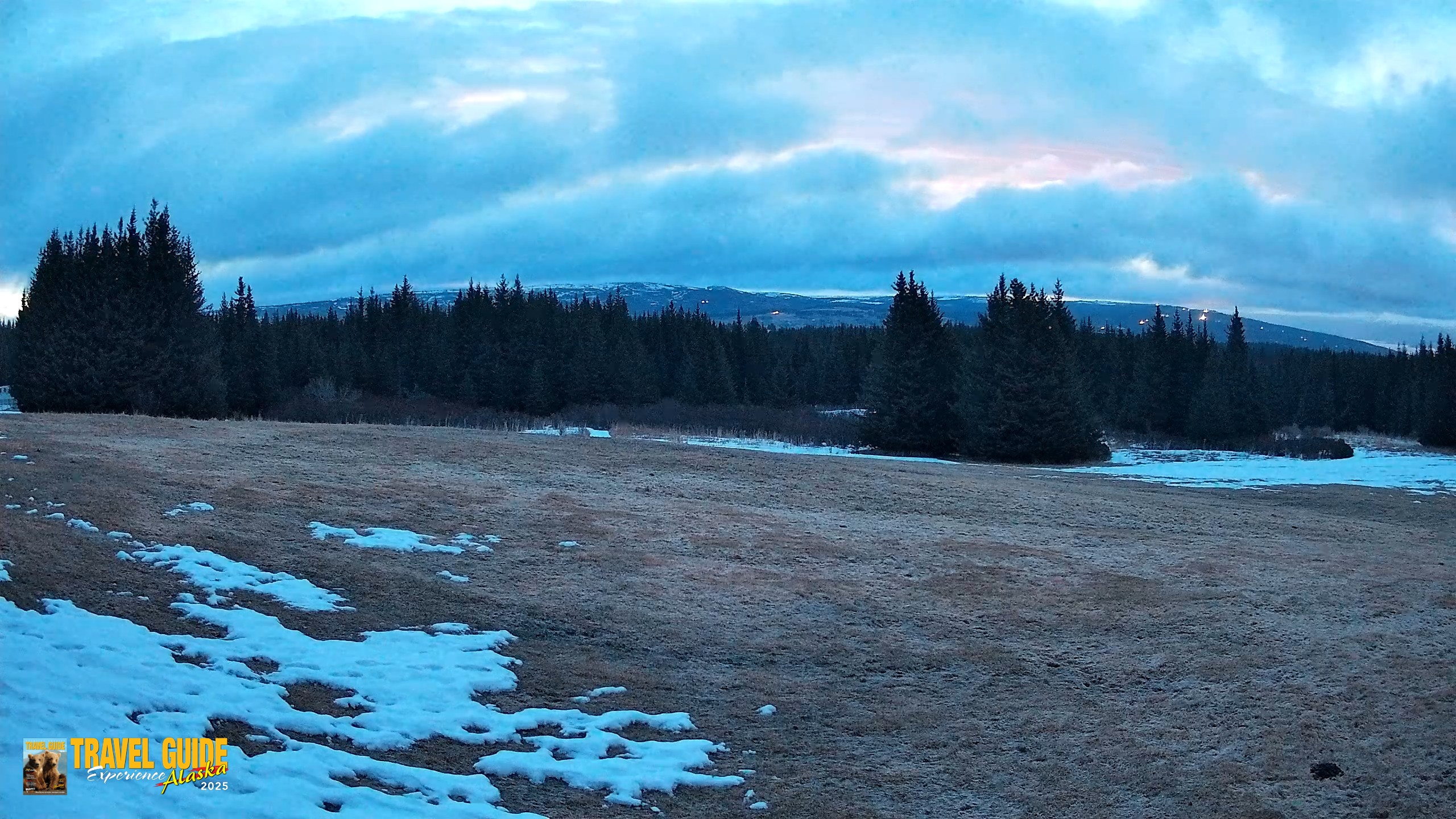 Snapshot of Homer Alaska Northern Lights Live Cam taken Apr 21, 2026, 5:14am AKDT