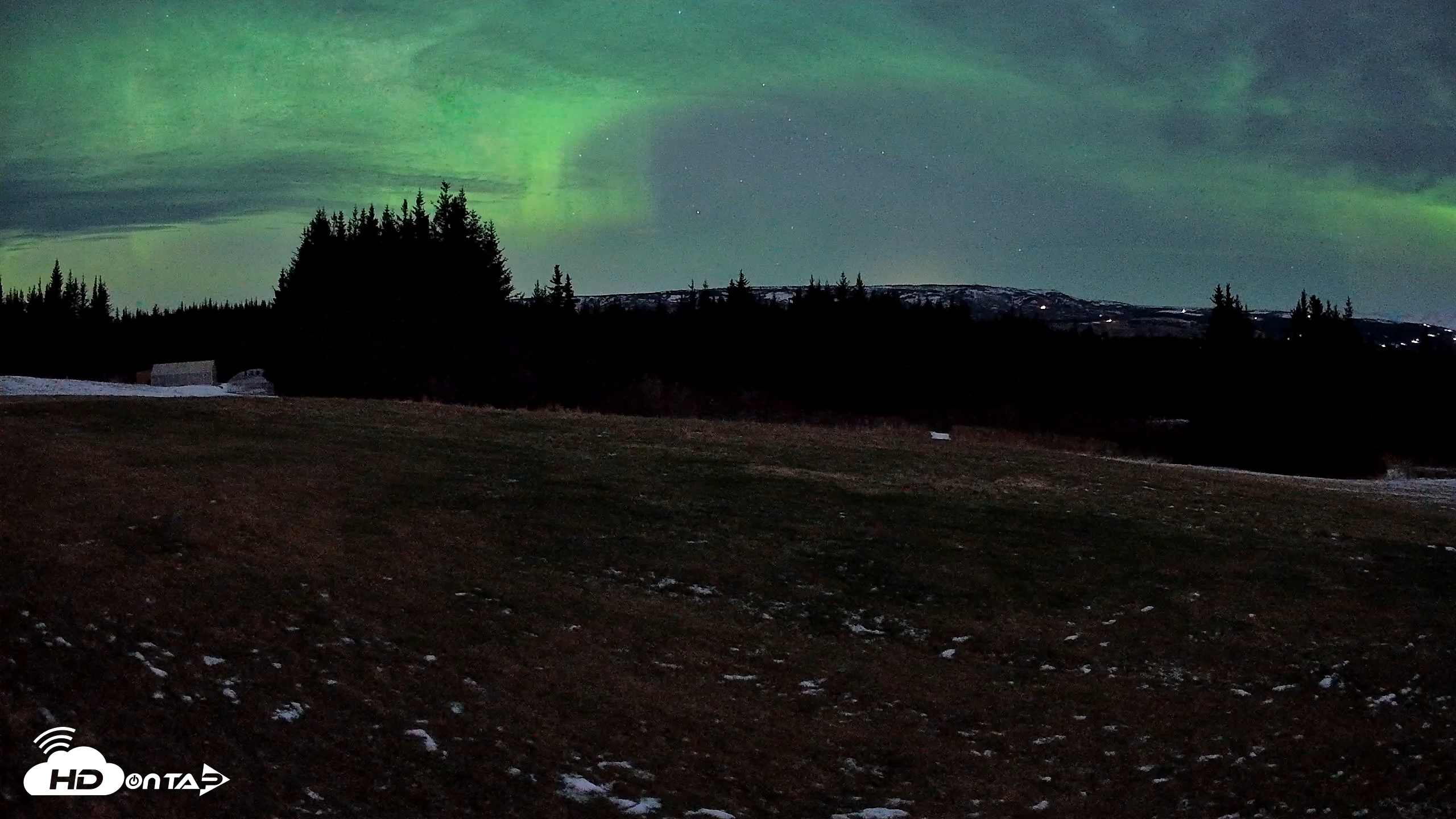 Snapshot of Homer Alaska Northern Lights Live Cam taken Dec 12, 2025, 6:41am AKST