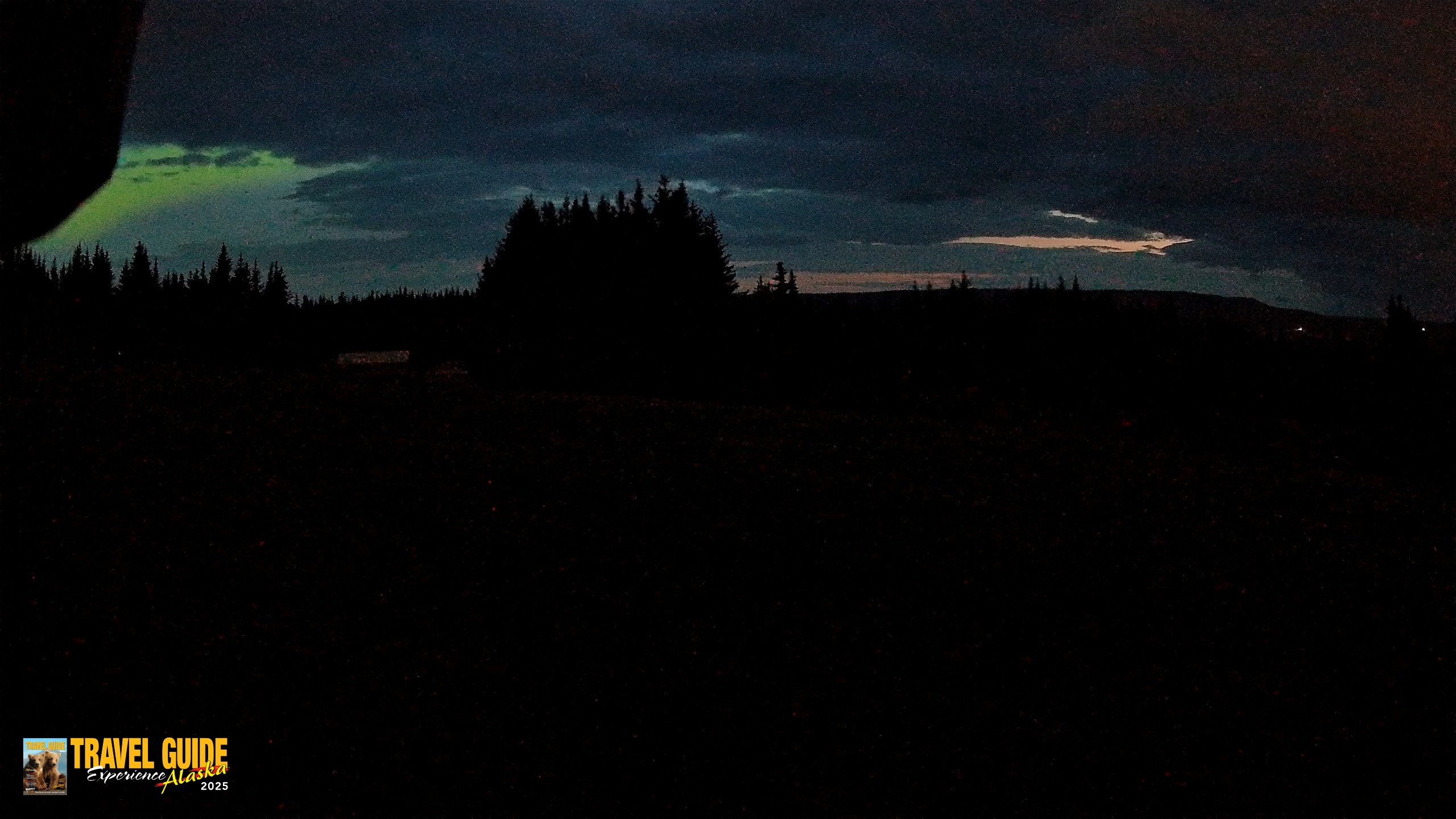 Snapshot of Homer Alaska Northern Lights Live Cam taken Sep 8, 2026, 5:44am AKDT