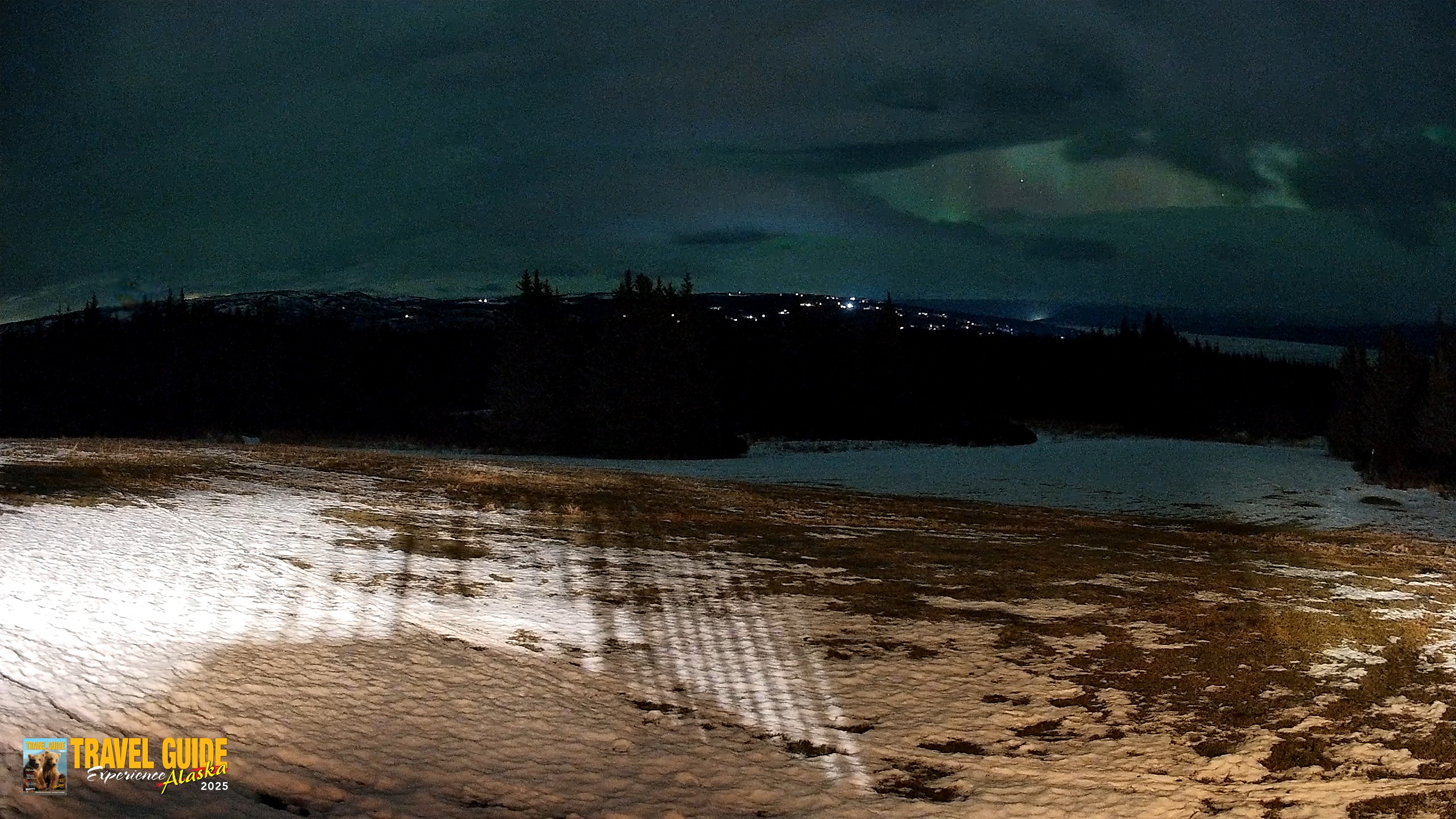 Snapshot of Homer Alaska Northern Lights Live Cam taken Feb 4, 2026, 8:28pm AKST