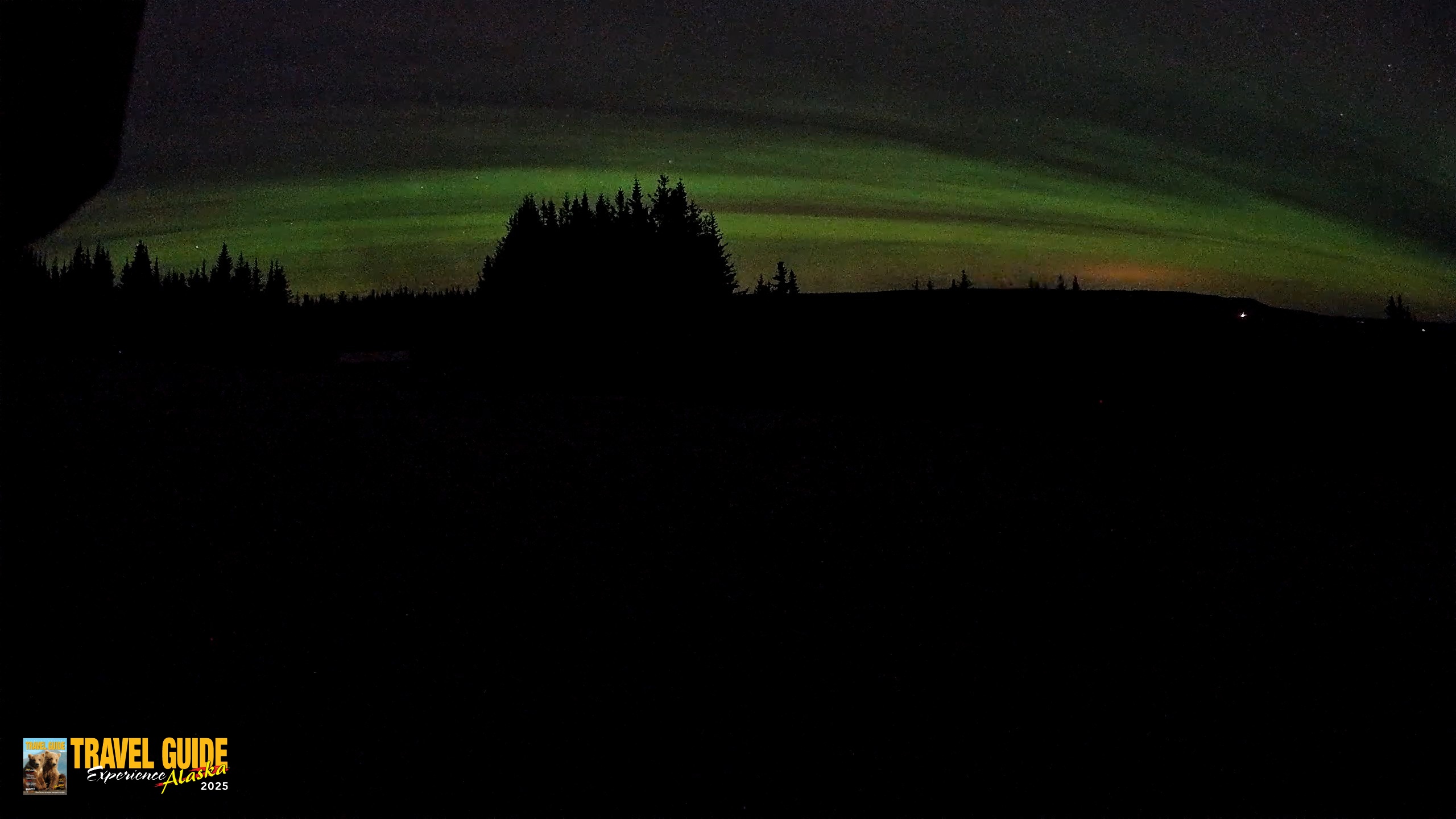 Snapshot of Homer Alaska Northern Lights Live Cam taken Oct 14, 2026, 3:19am AKDT