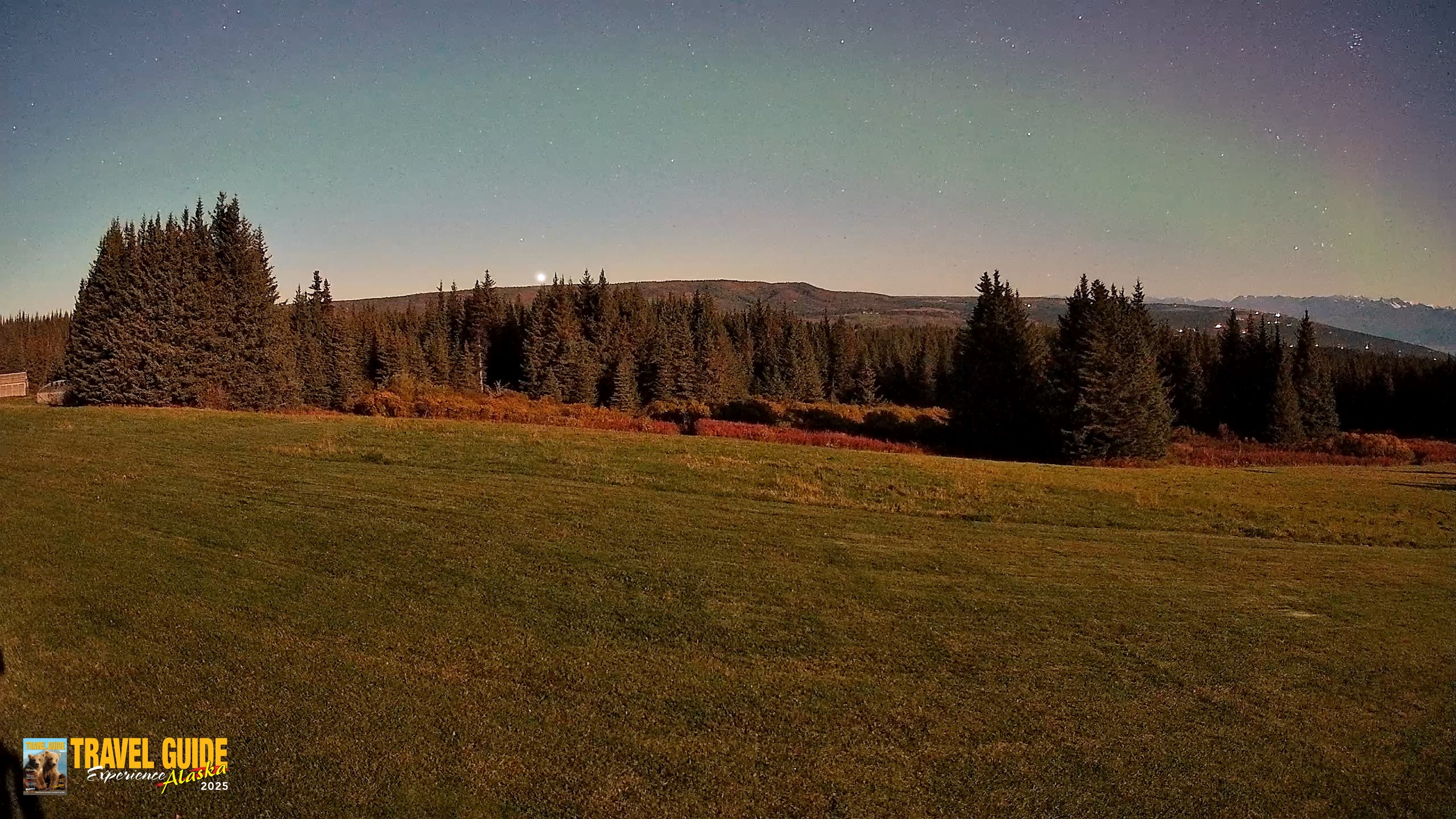 Snapshot of Homer Alaska Northern Lights Live Cam taken Sep 23, 2026, 11:07pm AKDT