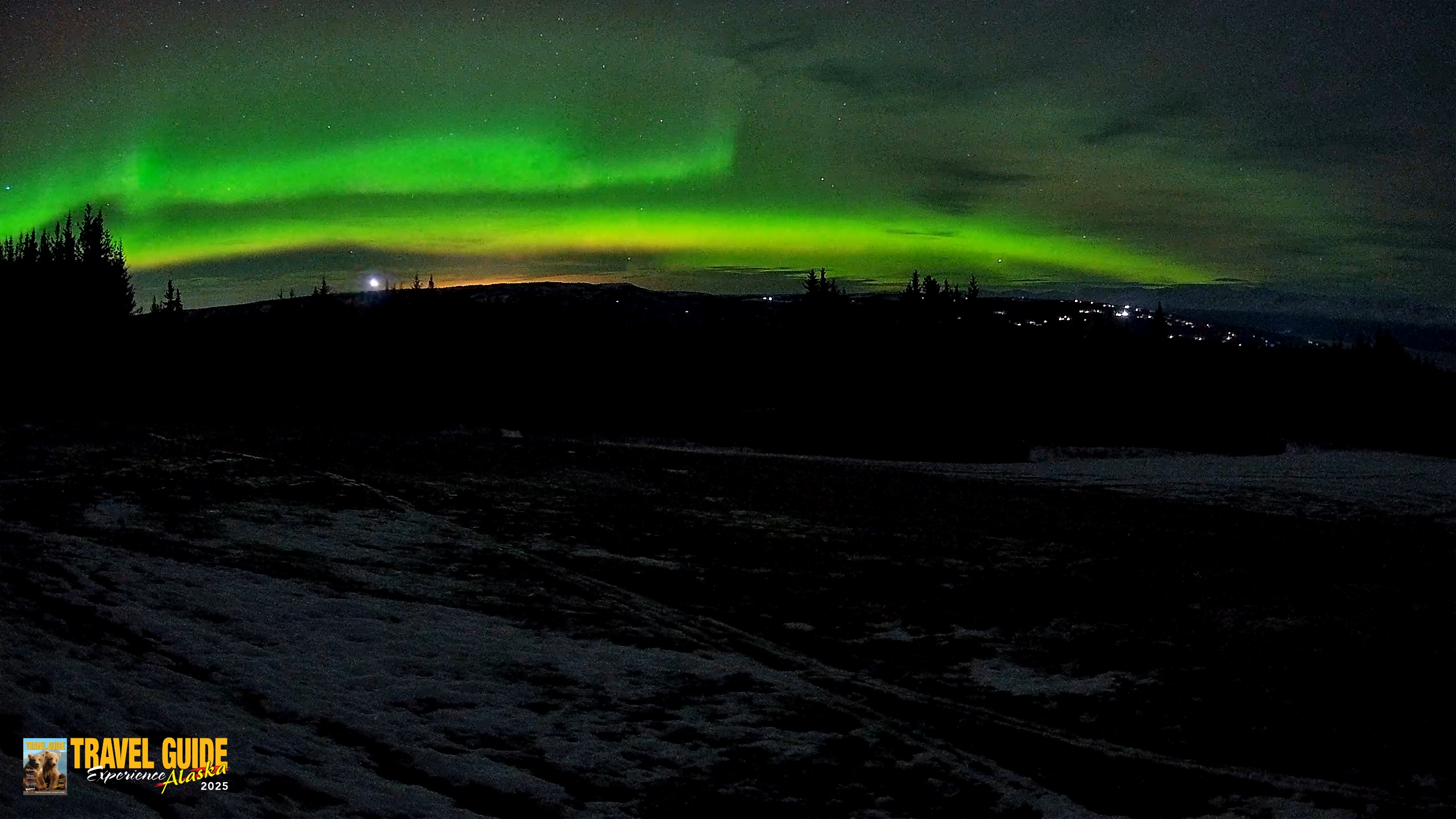 Snapshot of Homer Alaska Northern Lights Live Cam taken Feb 6, 2026, 10:11pm AKST