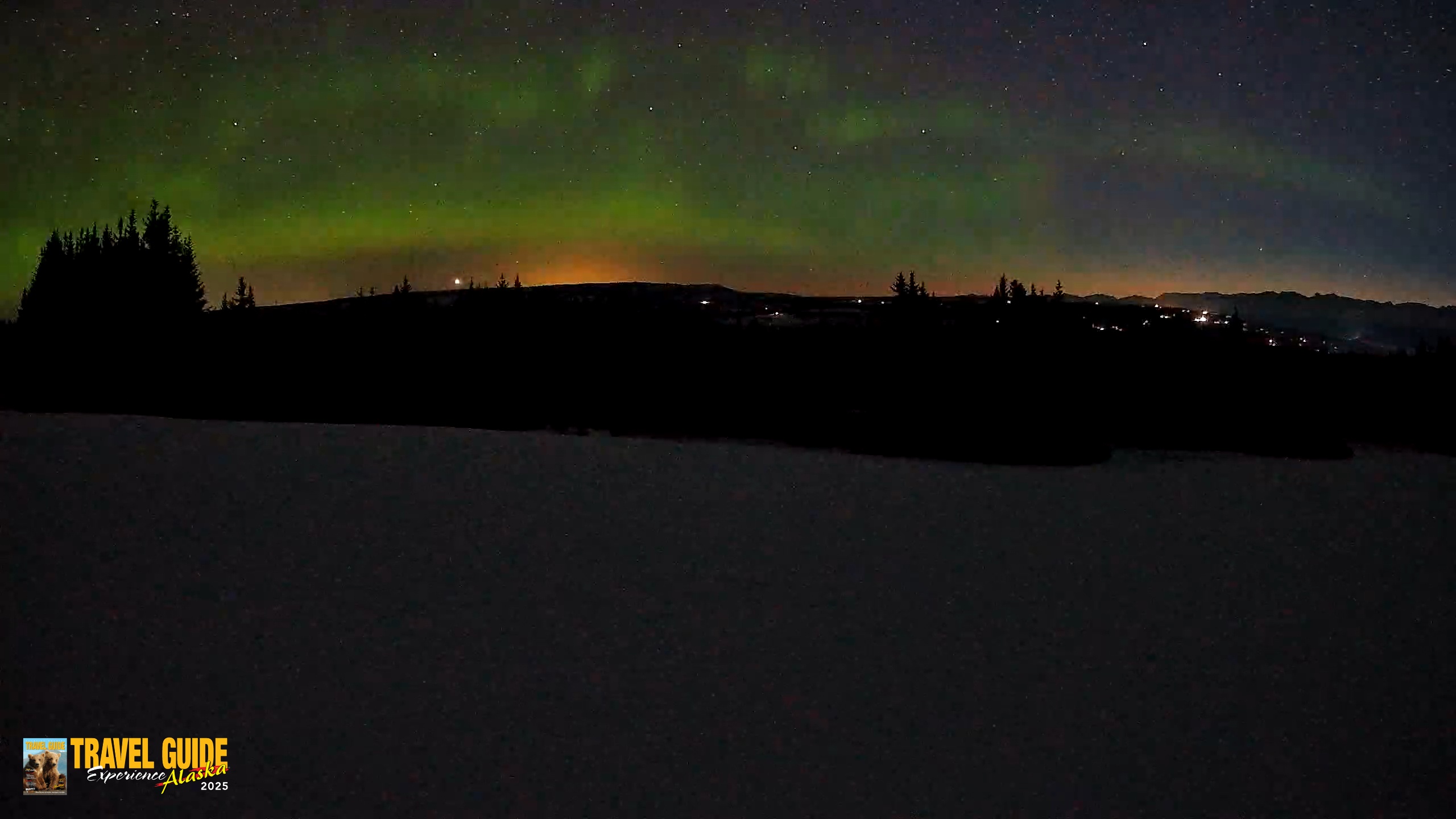 Snapshot of Homer Alaska Northern Lights Live Cam taken Mar 12, 2026, 6:32am AKDT