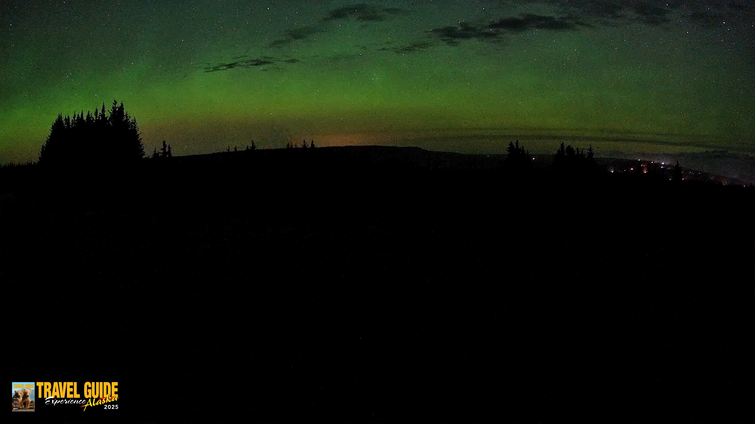 Snapshot of Homer Alaska Northern Lights Live Cam taken Sep 9, 2026, 3:46am AKDT
