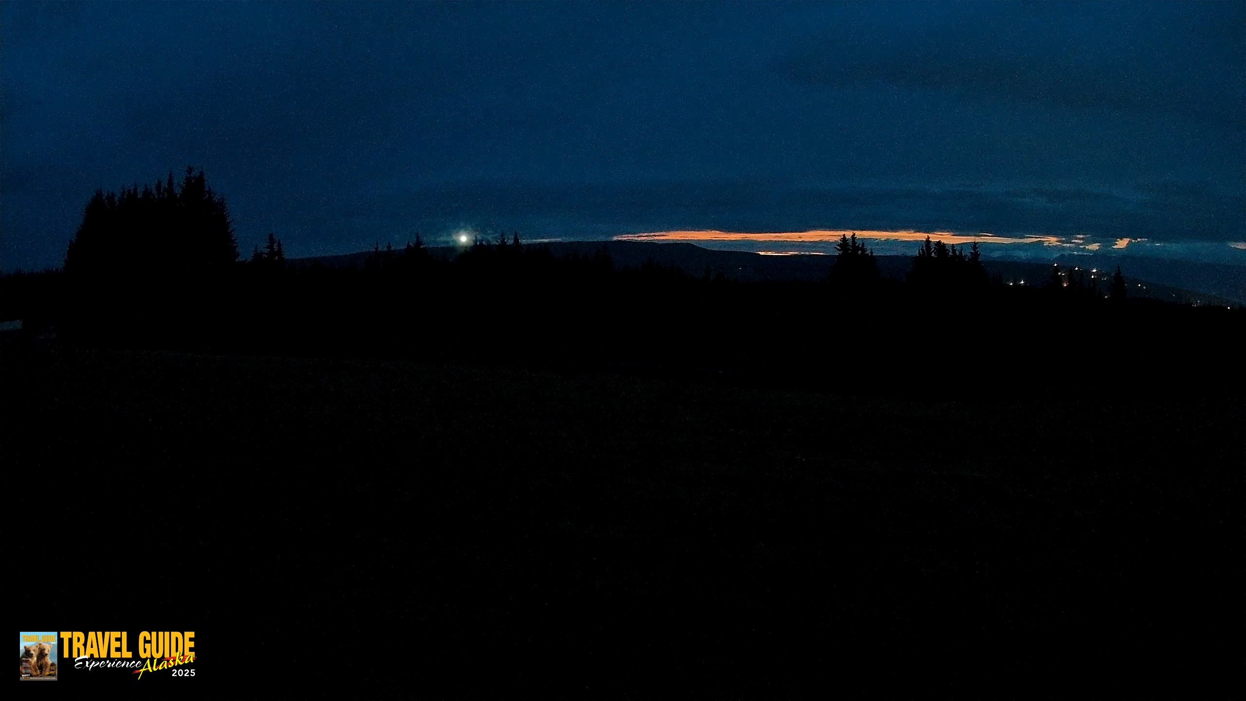 Snapshot of Homer Alaska Northern Lights Live Cam taken Aug 22, 2026, 4:59am AKDT