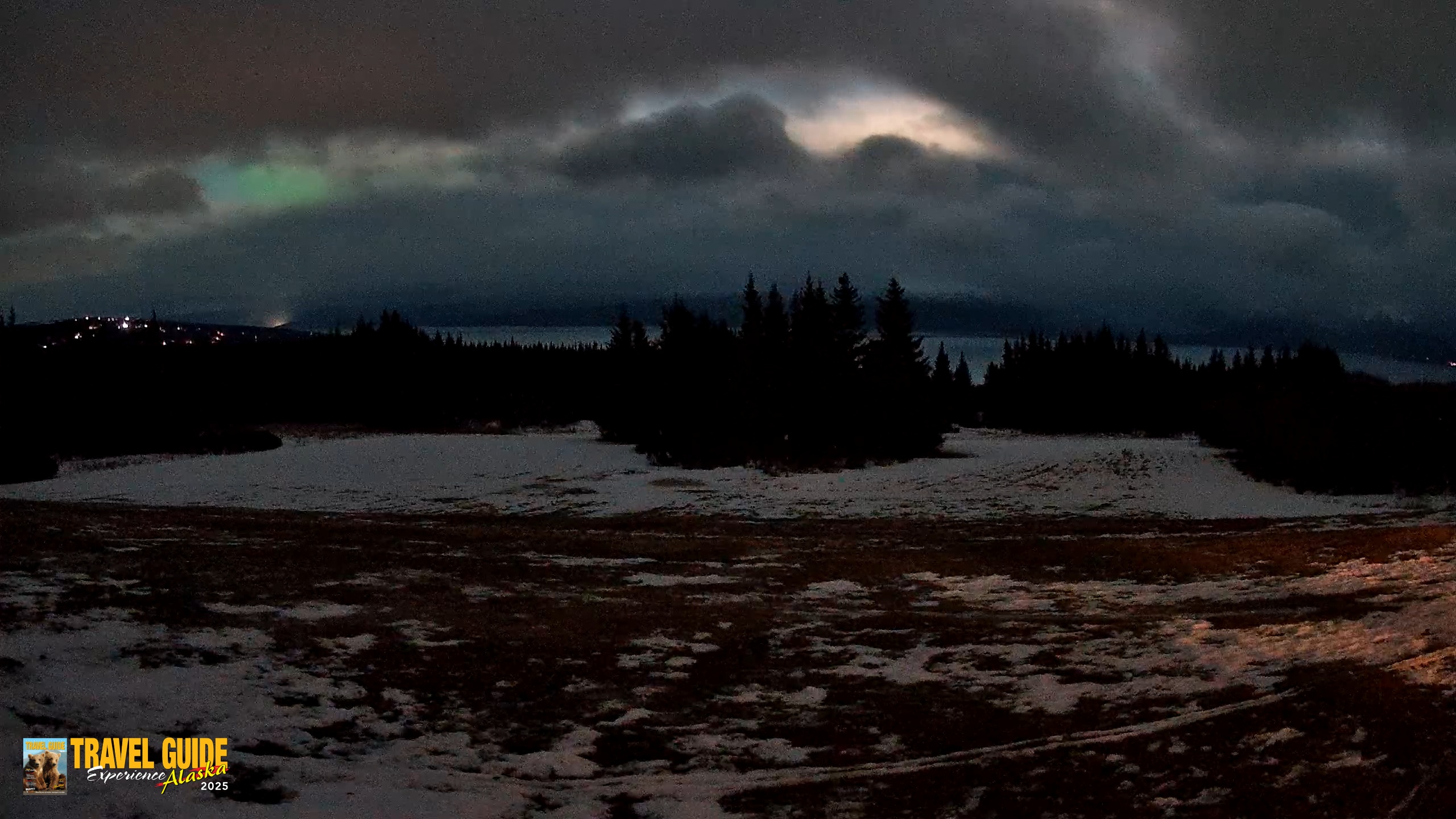 Snapshot of Homer Alaska Northern Lights Live Cam taken Feb 4, 2026, 11:10pm AKST