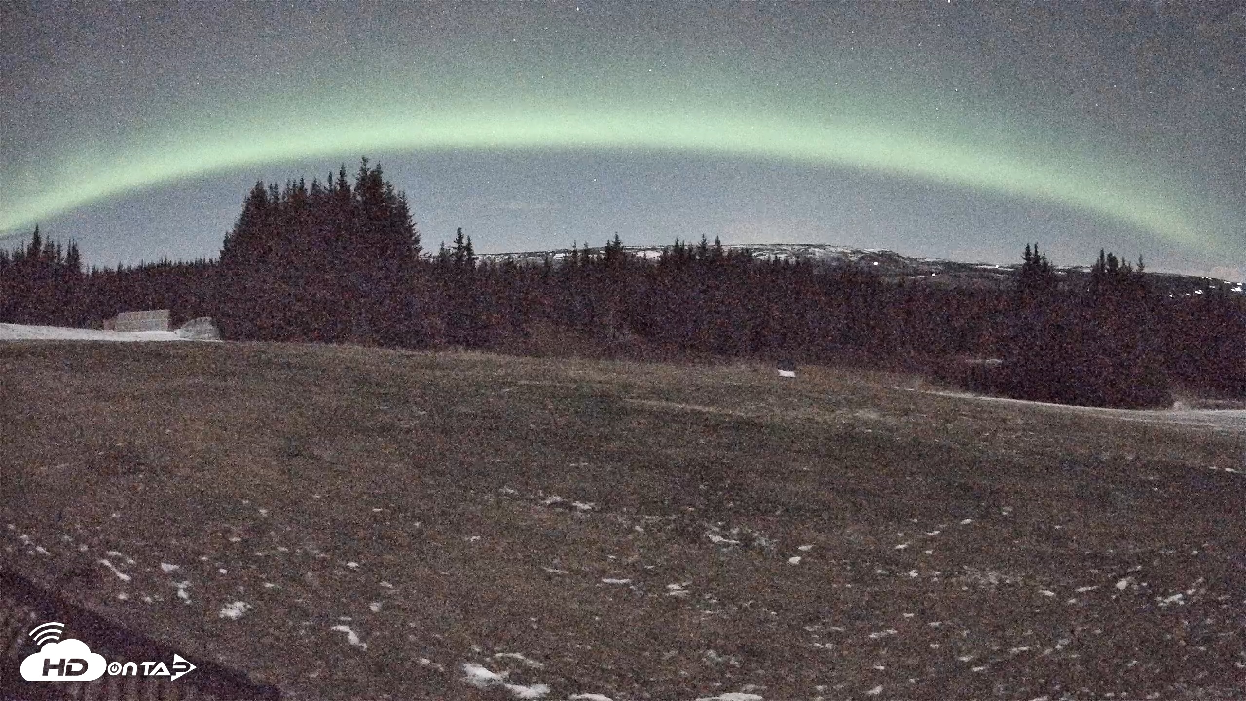 Snapshot of Homer Alaska Northern Lights Live Cam taken Dec 10, 2025, 6:56am AKST