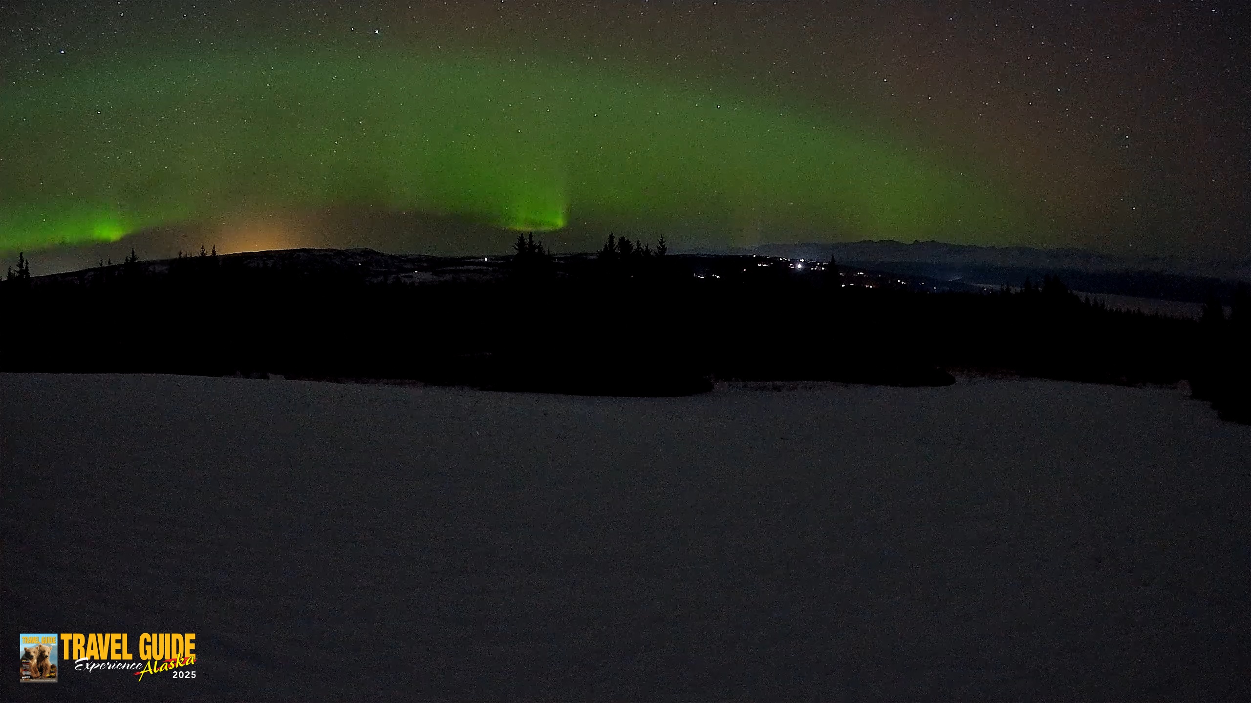 Snapshot of Homer Alaska Northern Lights Live Cam taken Feb 15, 2026, 1:01am AKST