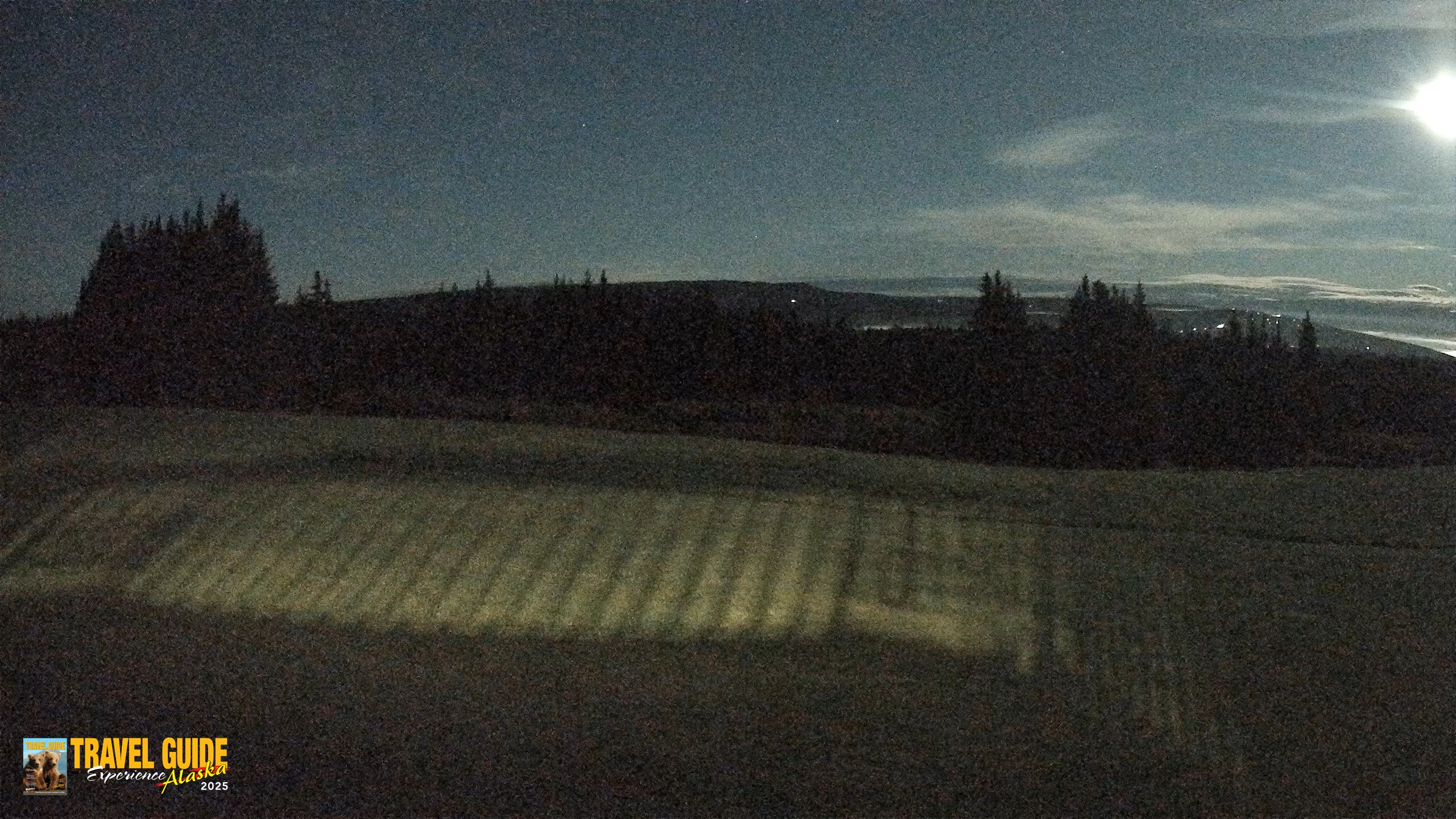 Snapshot of Homer Alaska Northern Lights Live Cam taken Sep 28, 2026, 9:32pm AKDT