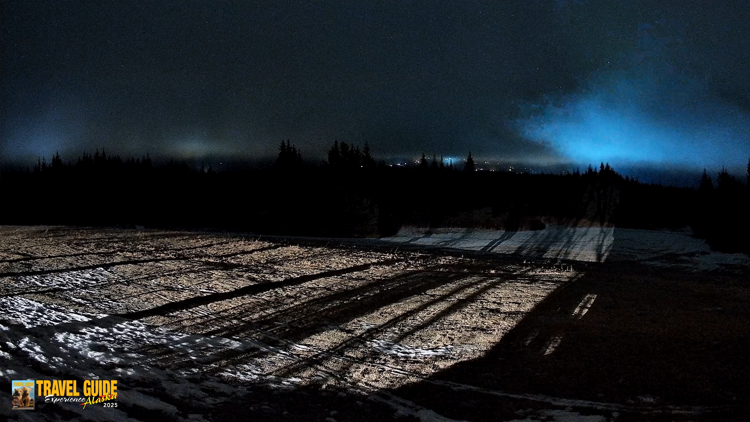 Snapshot of Homer Alaska Northern Lights Live Cam taken Feb 8, 2026, 9:28pm AKST