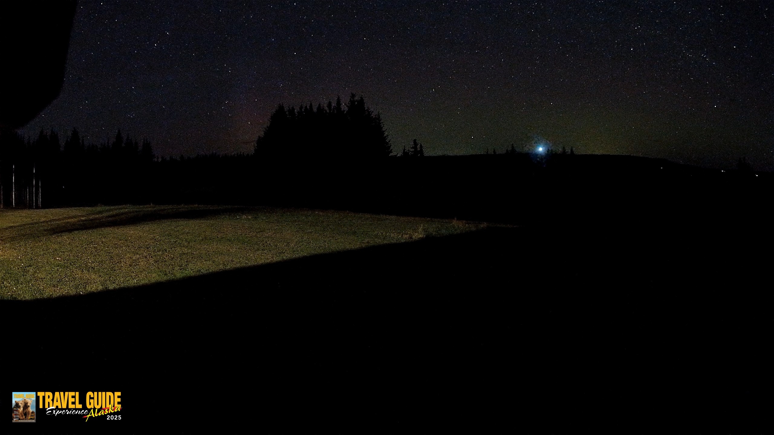 Snapshot of Homer Alaska Northern Lights Live Cam taken Oct 7, 2026, 9:41pm AKDT