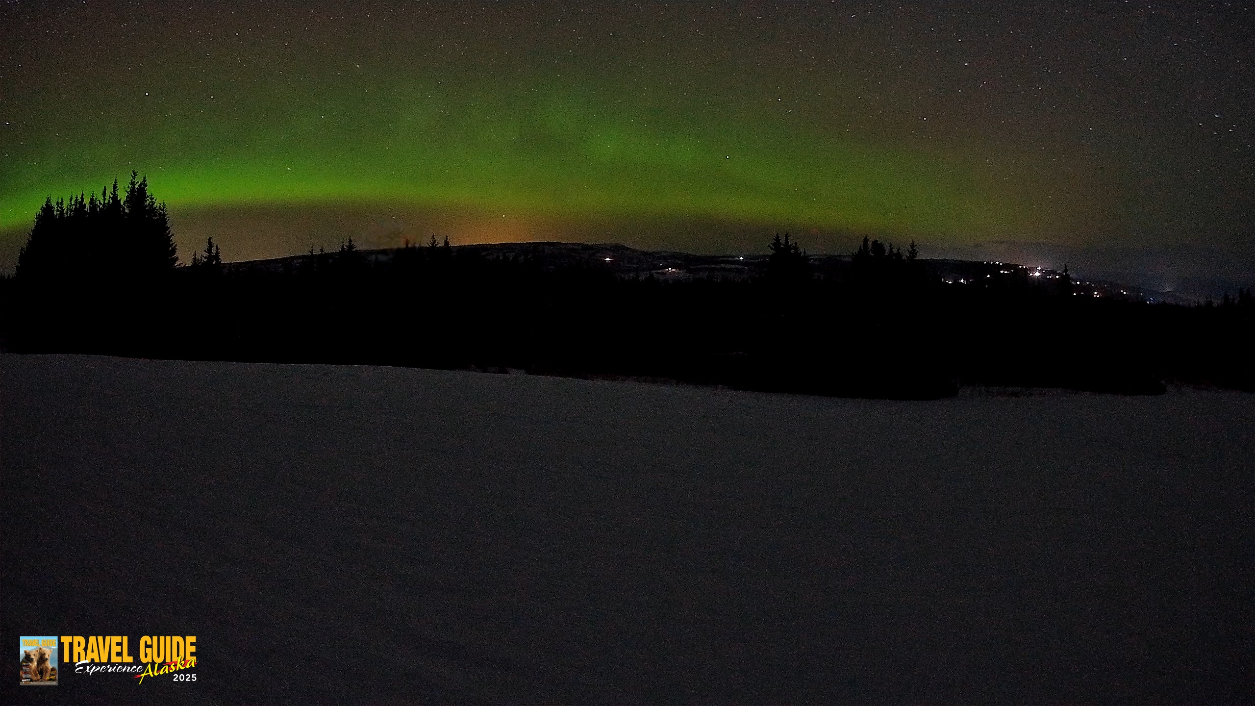 Snapshot of Homer Alaska Northern Lights Live Cam taken Feb 20, 2026, 5:22am AKST