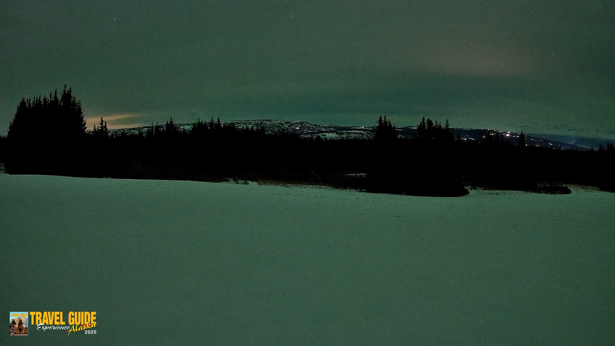 Snapshot of Homer Alaska Northern Lights Live Cam taken Mar 20, 2026, 11:41pm AKDT