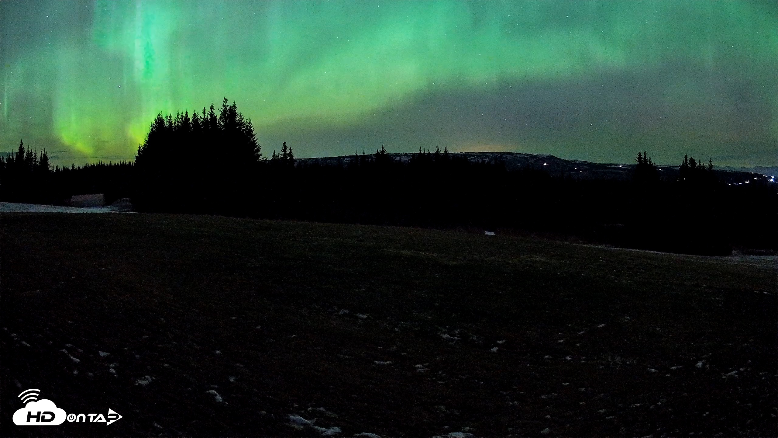 Snapshot of Homer Alaska Northern Lights Live Cam taken Dec 12, 2025, 3:07am AKST