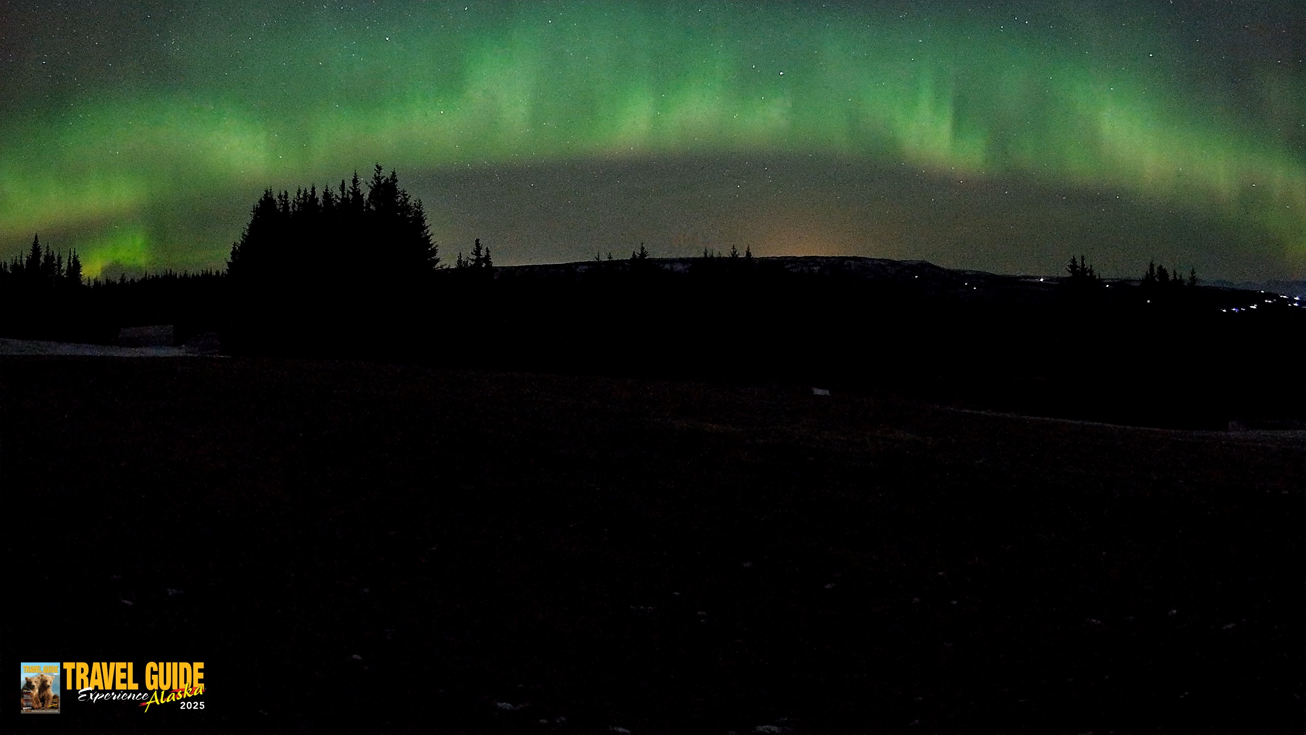 Snapshot of Homer Alaska Northern Lights Live Cam taken Dec 23, 2025, 3:52am AKST