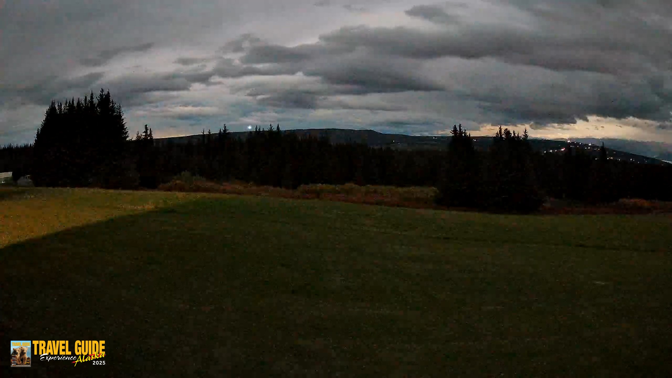 Snapshot of Homer Alaska Northern Lights Live Cam taken Sep 25, 2026, 10:14pm AKDT
