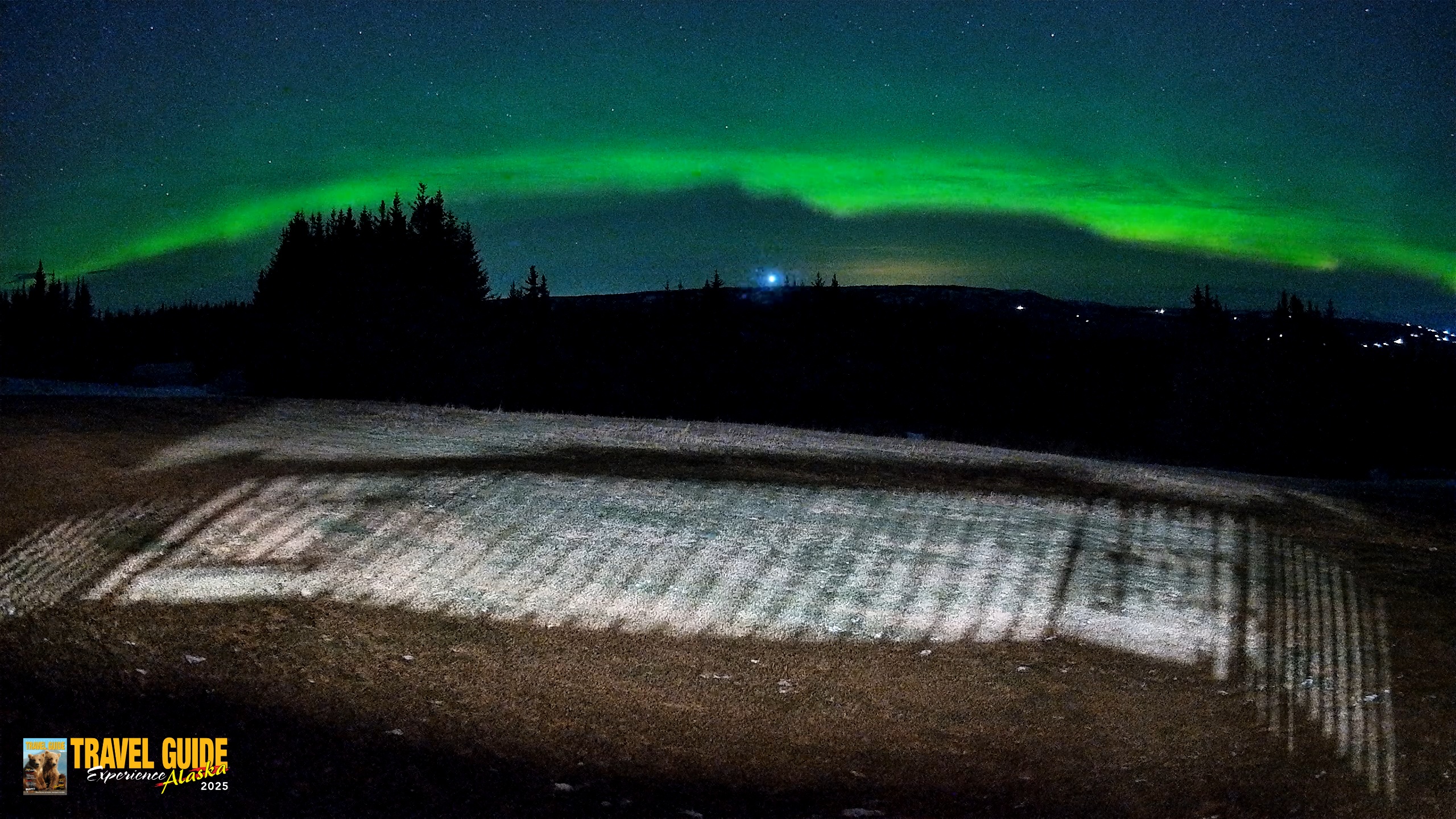 Snapshot of Homer Alaska Northern Lights Live Cam taken Dec 23, 2025, 11:16pm AKST