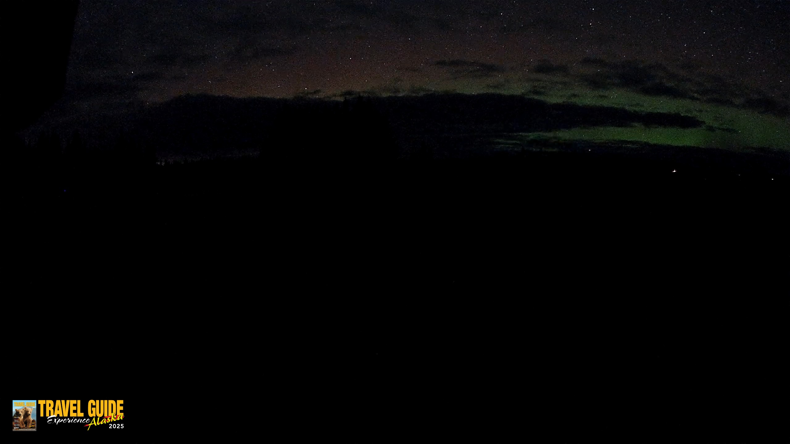 Snapshot of Homer Alaska Northern Lights Live Cam taken Oct 8, 2026, 3:25am AKDT