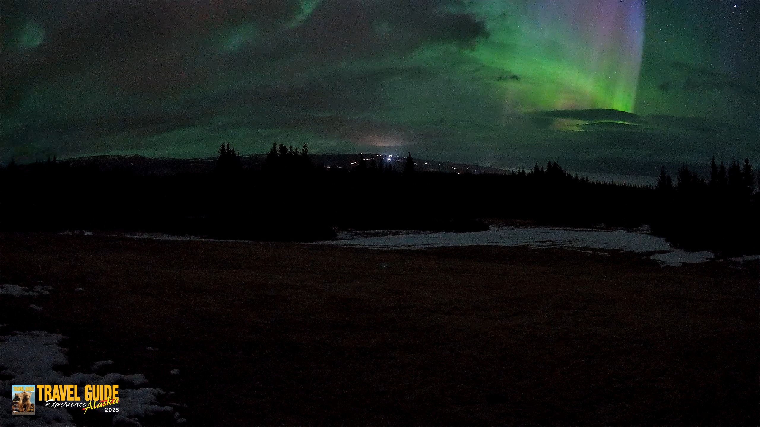 Snapshot of Homer Alaska Northern Lights Live Cam taken Apr 20, 2026, 3:28am AKDT