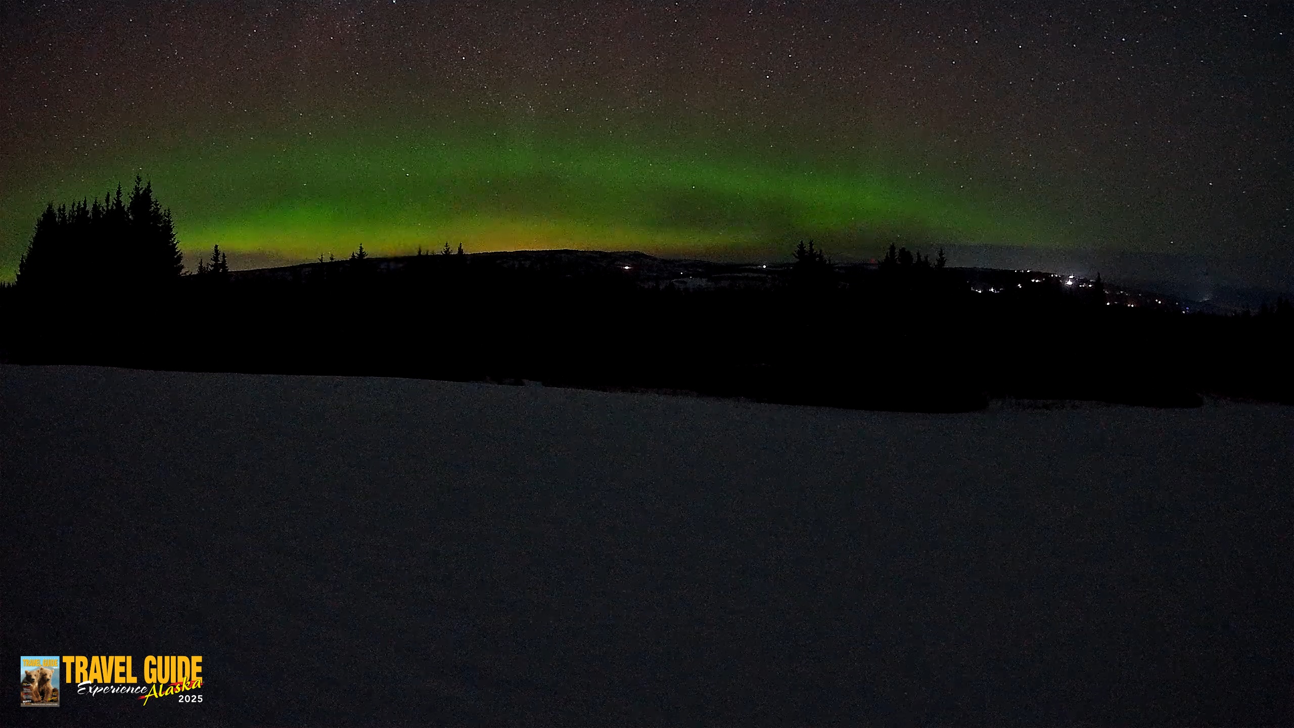 Snapshot of Homer Alaska Northern Lights Live Cam taken Feb 20, 2026, 1:33am AKST