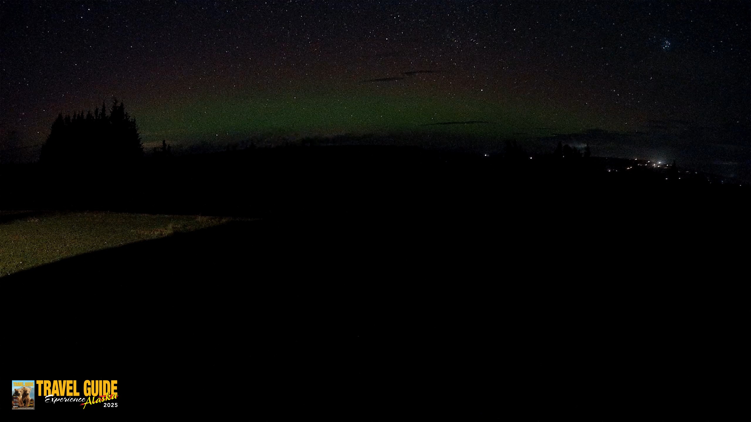 Snapshot of Homer Alaska Northern Lights Live Cam taken Sep 16, 2026, 11:05pm AKDT