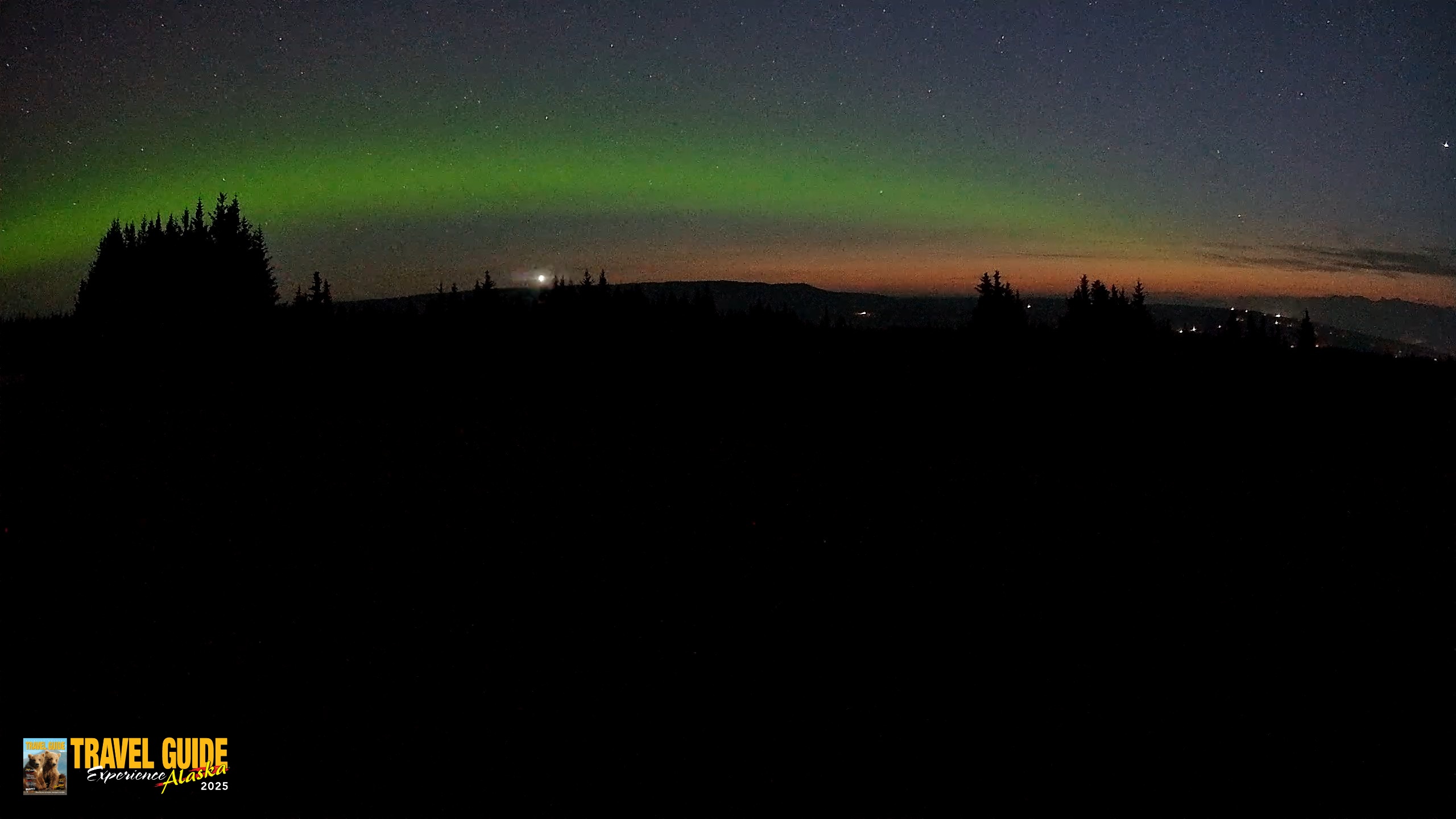 Snapshot of Homer Alaska Northern Lights Live Cam taken Sep 11, 2026, 5:27am AKDT