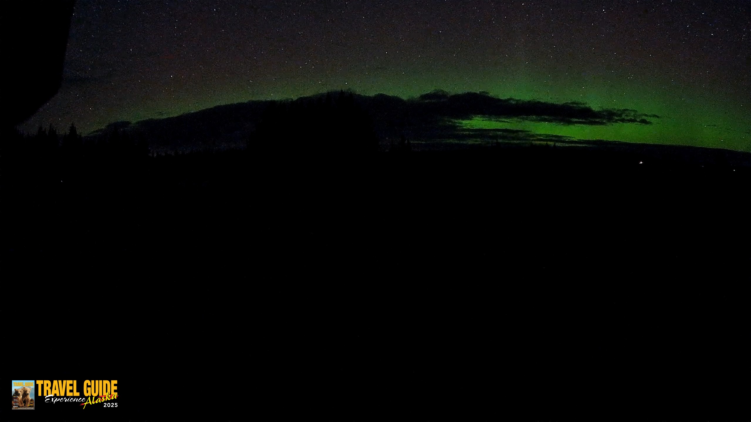 Snapshot of Homer Alaska Northern Lights Live Cam taken Oct 8, 2026, 3:26am AKDT