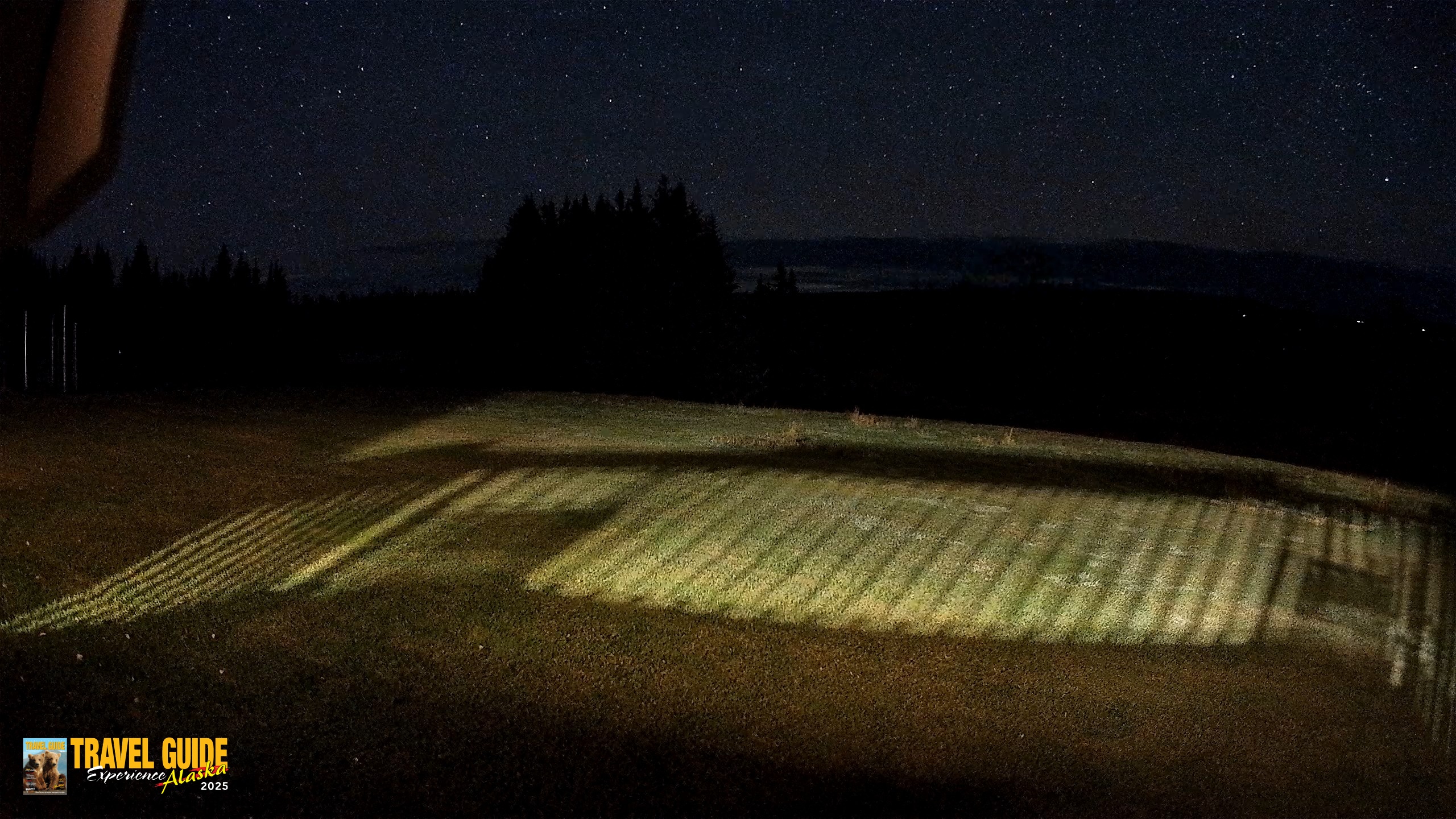 Snapshot of Homer Alaska Northern Lights Live Cam taken Oct 6, 2026, 10:01pm AKDT