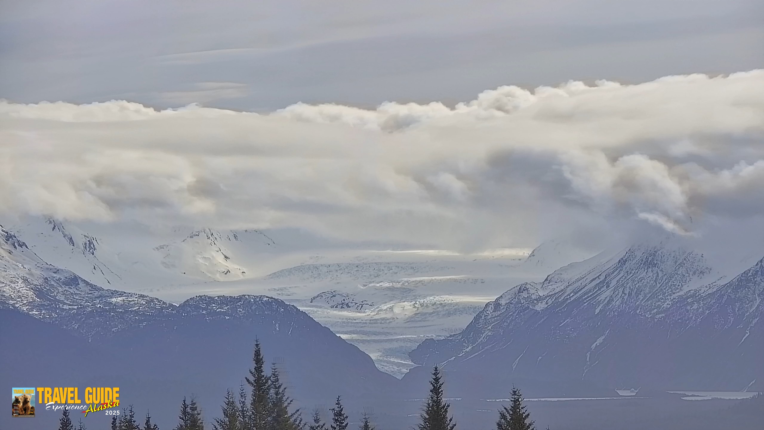 Snapshot of Homer Alaska Northern Lights Live Cam taken Apr 21, 2026, 12:09pm AKDT