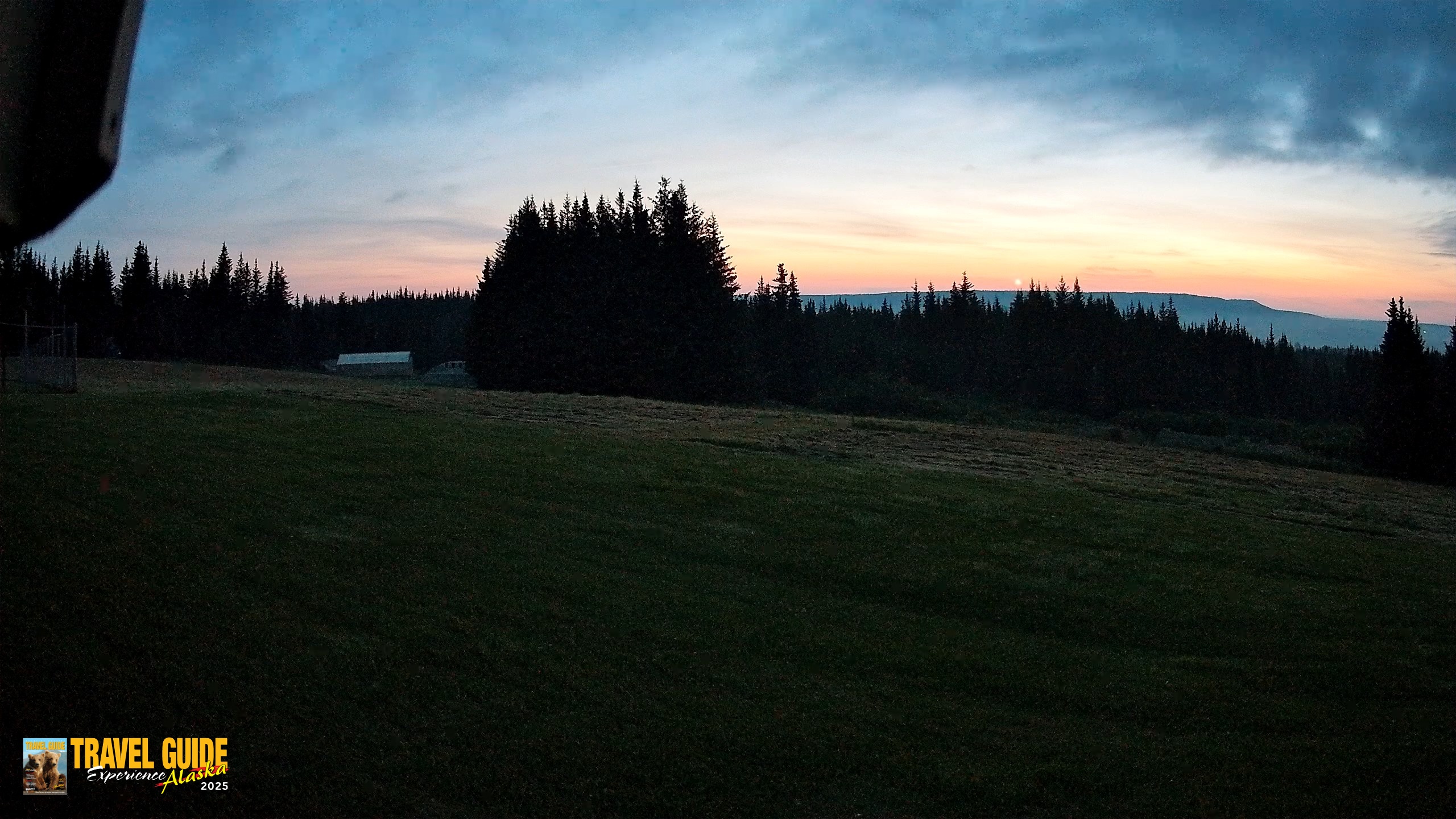 Snapshot of Homer Alaska Northern Lights Live Cam taken Aug 10, 2026, 4:14am AKDT
