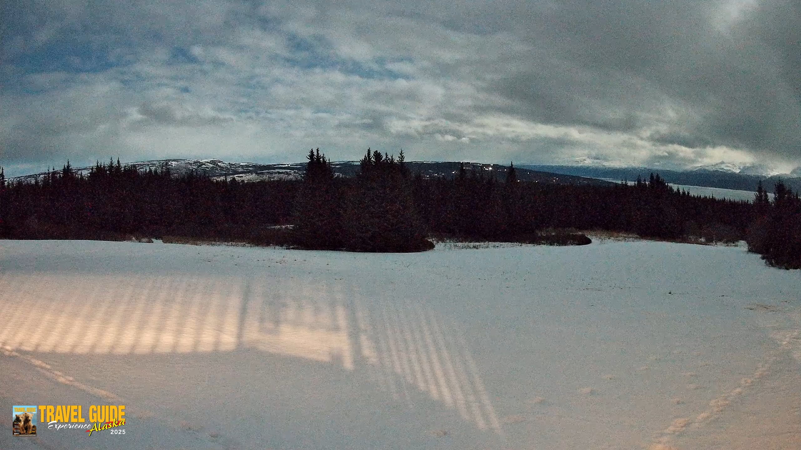 Snapshot of Homer Alaska Northern Lights Live Cam taken Feb 1, 2026, 9:39pm AKST