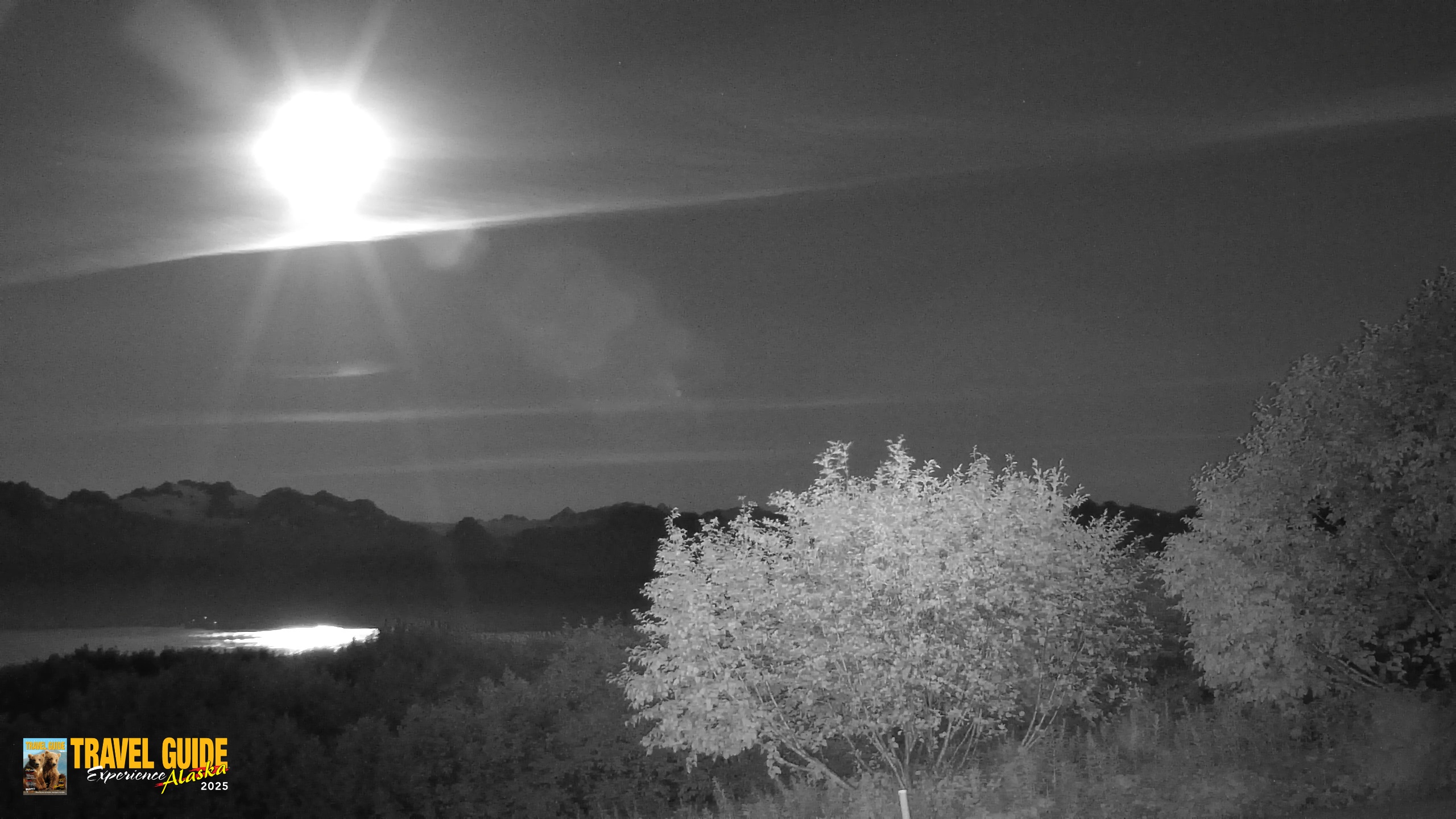Snapshot of Homer Alaska Northern Lights Live Cam taken Aug 26, 2026, 11:06pm AKDT