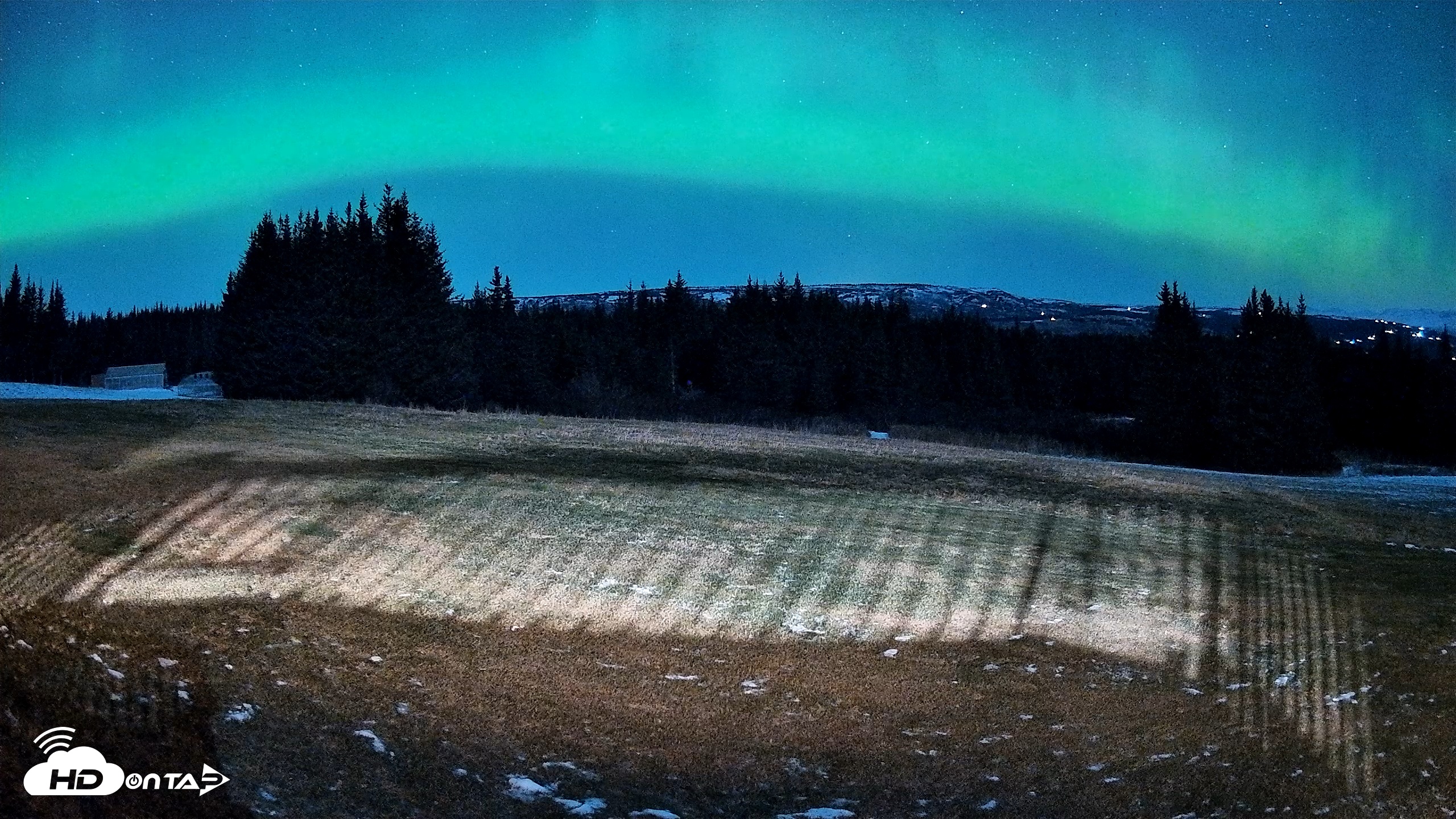 Snapshot of Homer Alaska Northern Lights Live Cam taken Dec 12, 2025, 6:59am AKST