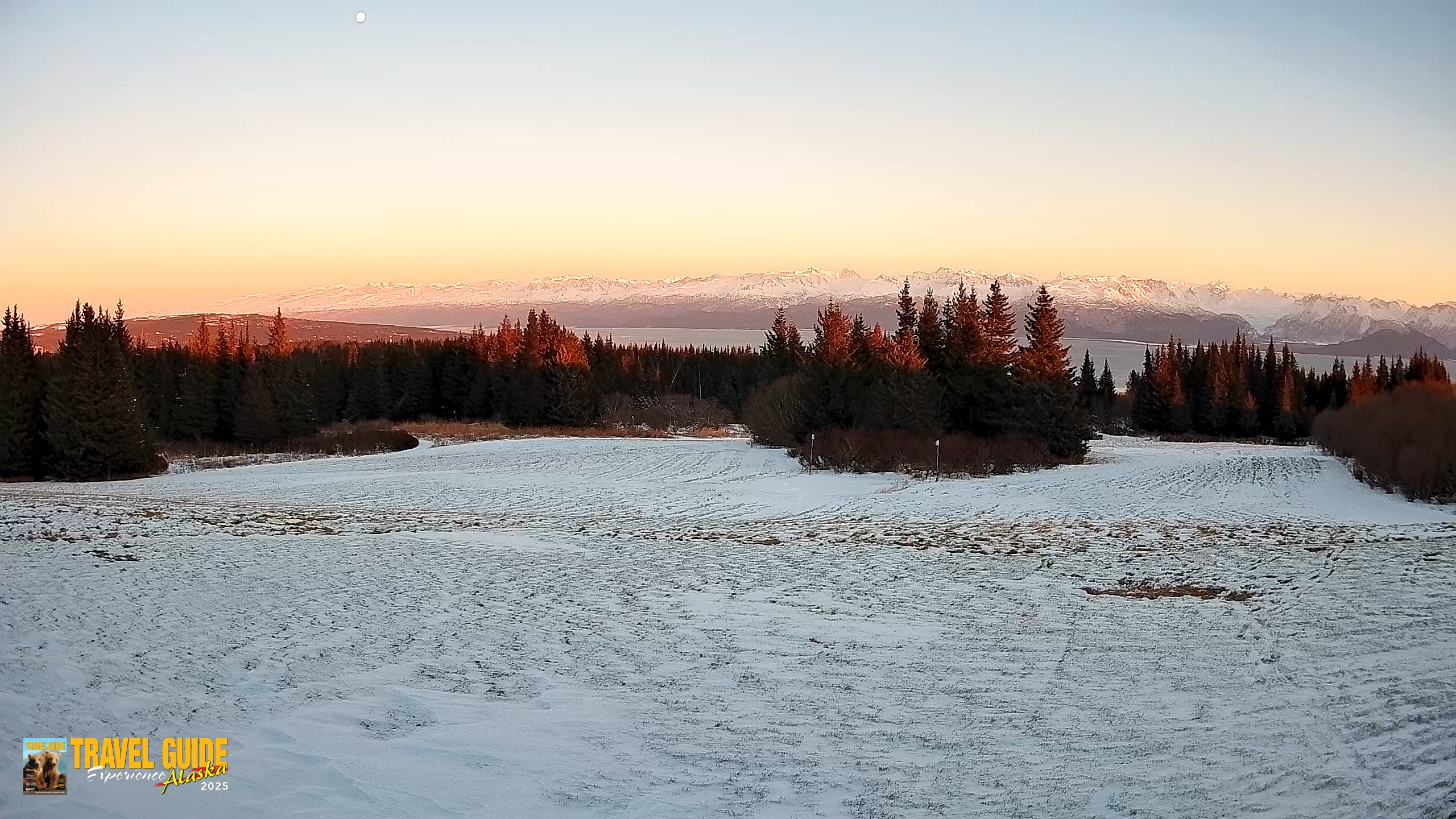 Snapshot of Homer Alaska Northern Lights Live Cam taken Dec 31, 2025, 4:57pm AKST