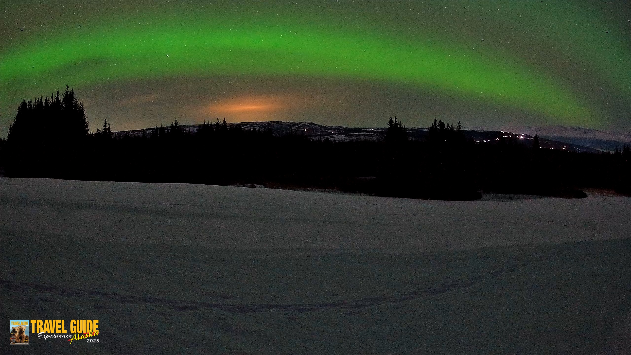 Snapshot of Homer Alaska Northern Lights Live Cam taken Feb 21, 2026, 10:59pm AKST