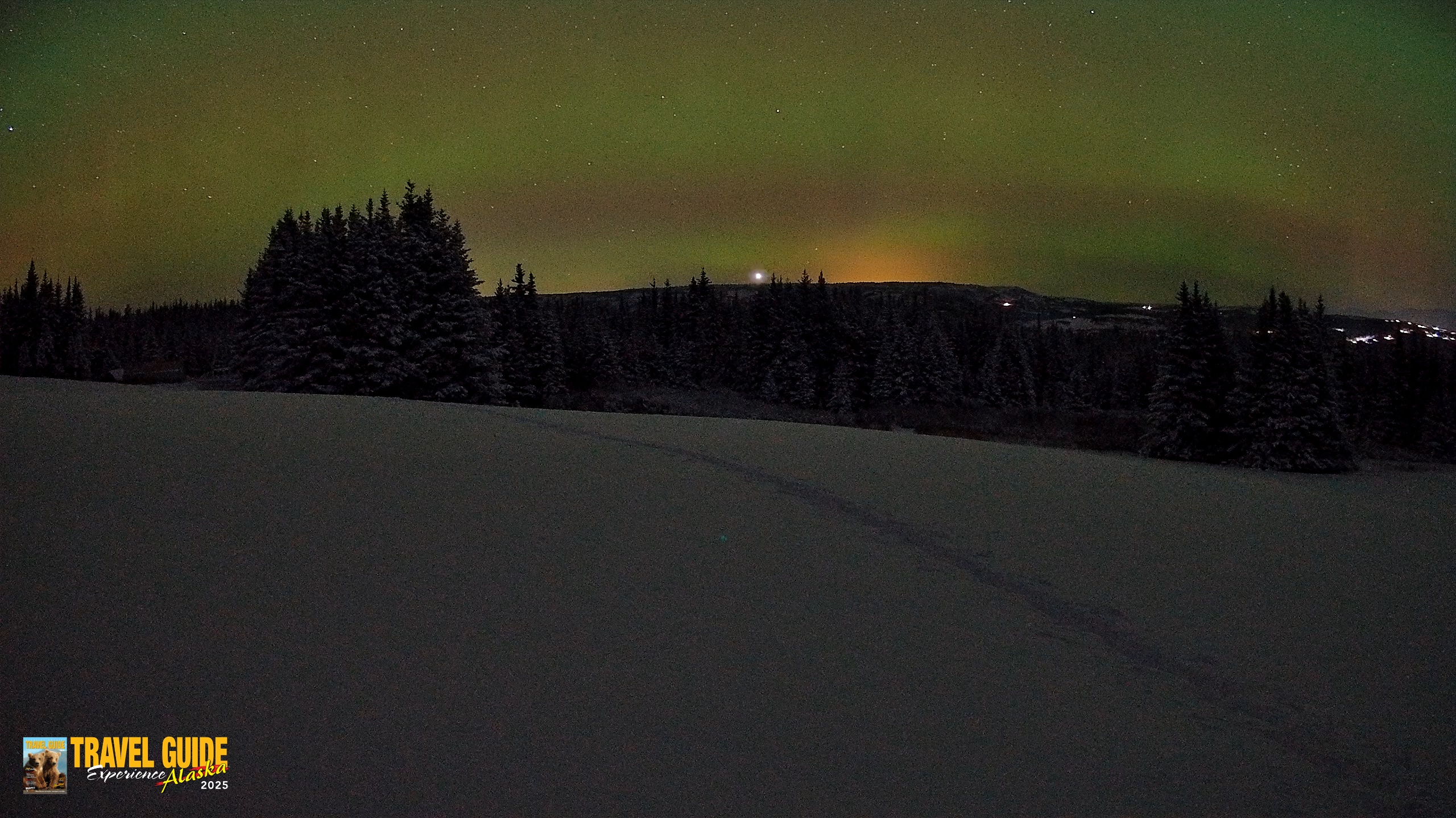 Snapshot of Homer Alaska Northern Lights Live Cam taken Jan 7, 2026, 10:22pm AKST