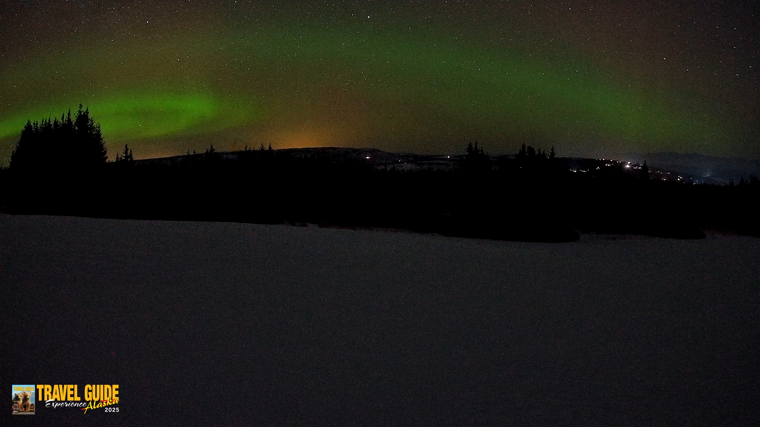 Snapshot of Homer Alaska Northern Lights Live Cam taken Mar 10, 2026, 12:29am AKDT