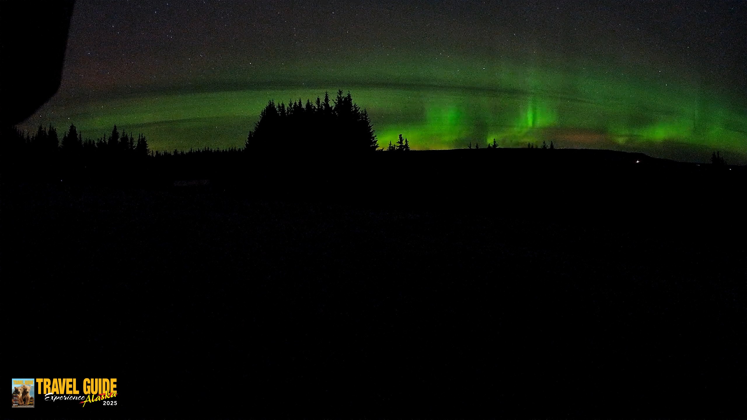 Snapshot of Homer Alaska Northern Lights Live Cam taken Oct 14, 2026, 7:49am AKDT