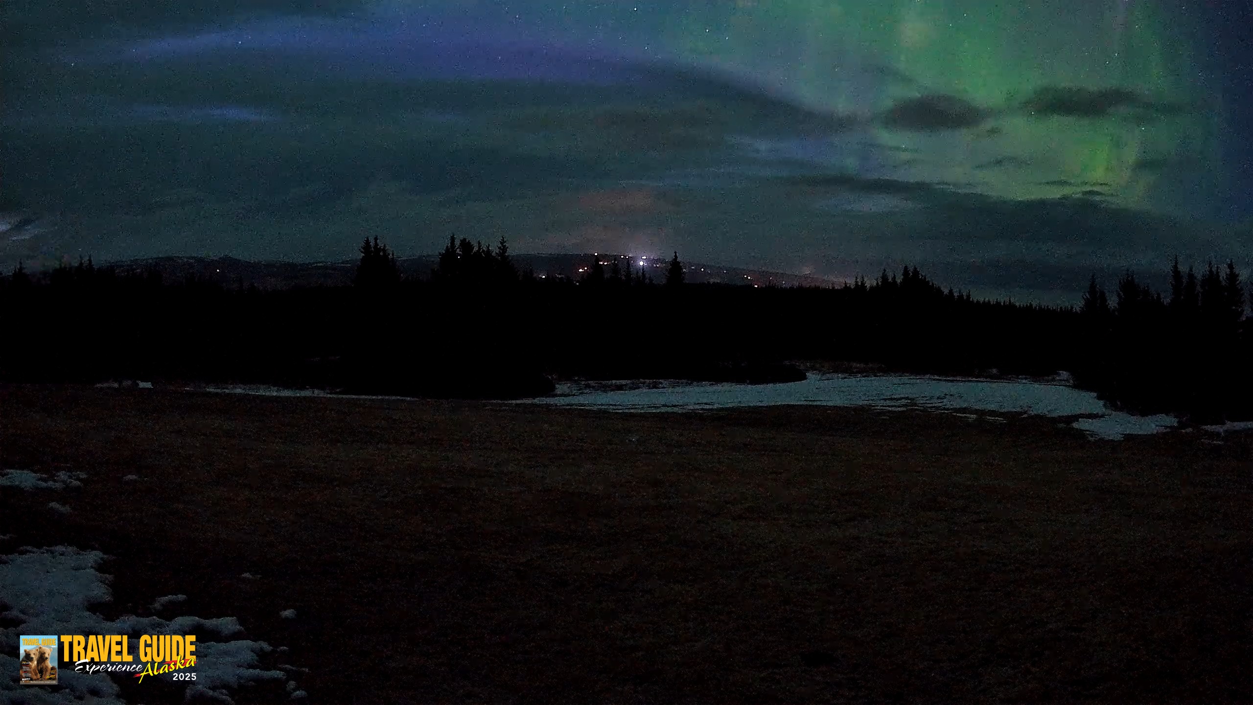 Snapshot of Homer Alaska Northern Lights Live Cam taken Apr 20, 2026, 4:08am AKDT