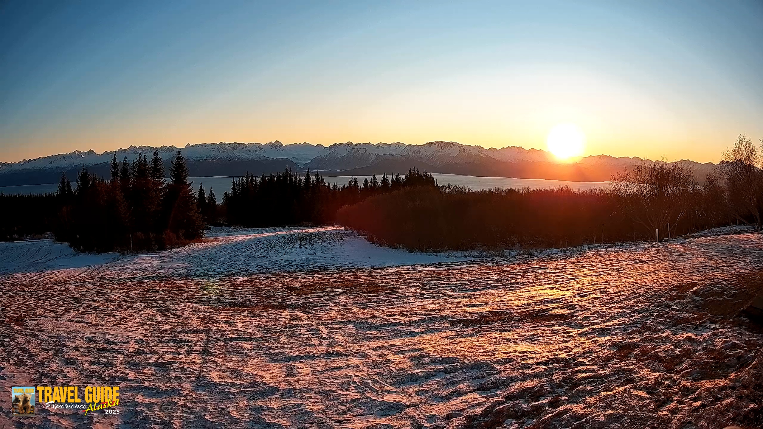 Snapshot of Homer Alaska Northern Lights Live Cam taken Jan 3, 2026, 10:39am AKST